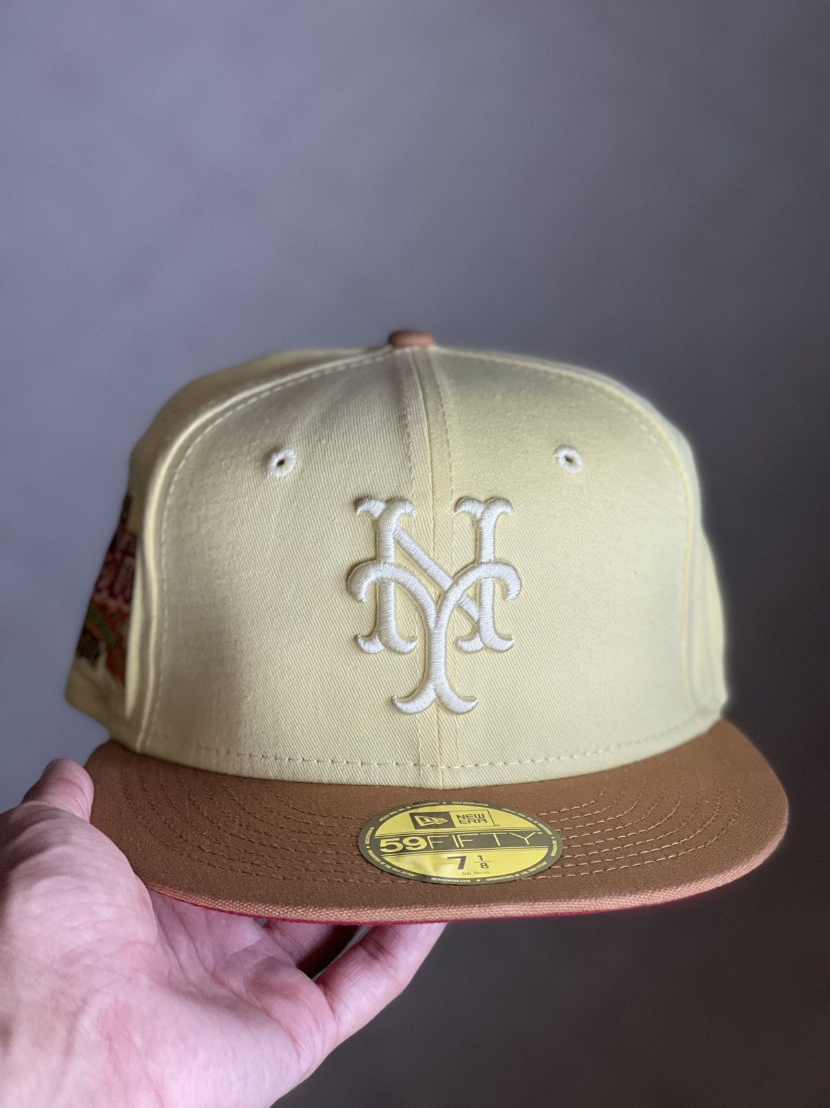 MLB MyFitteds Exclusive New Era “Pizza” New York Mets 7 1/8 Size ONE SIZE - 1 Thumbnail