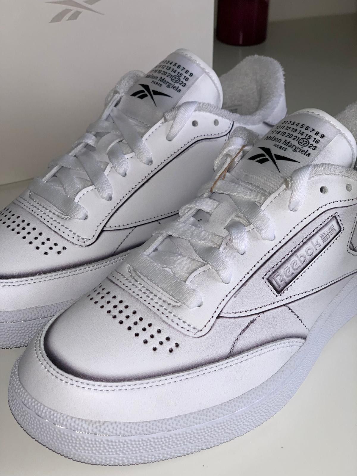 Maison Margiela × Reebok MAISON MARGIELA X REEBOK CLUB C WHITE Size US 9 / IT 39 - 18 Thumbnail