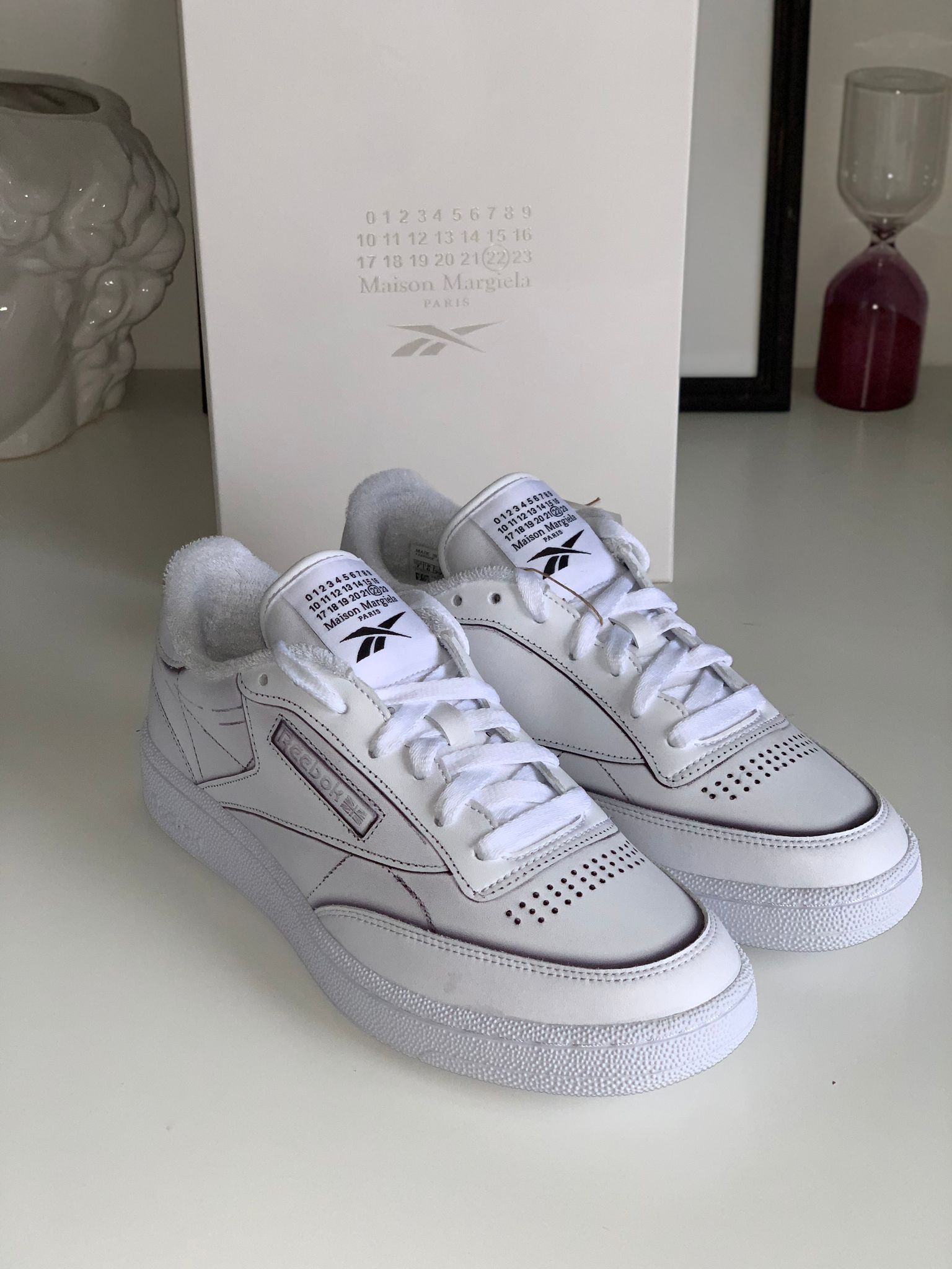Maison Margiela × Reebok MAISON MARGIELA X REEBOK CLUB C WHITE Size US 9 / IT 39 - 10 Thumbnail