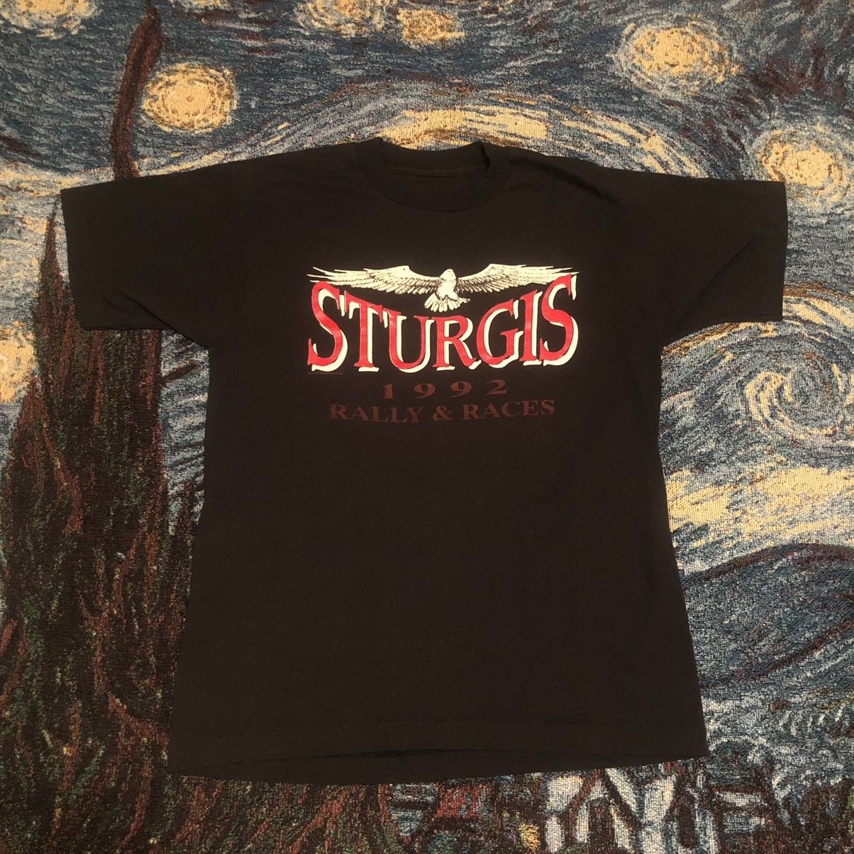 Vintage Vintage 1992 Sturgis Rally & Races tee | Grailed