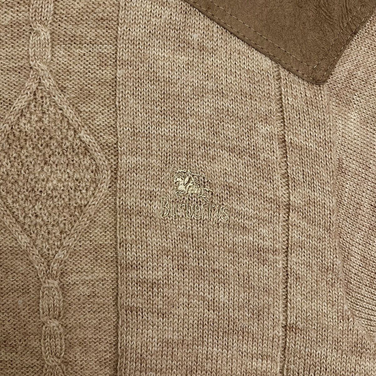 Burberry × Vintage Vintage 90’s Burberrys Wool Knitwear Size US M / EU 48-50 / 2 - 5 Thumbnail
