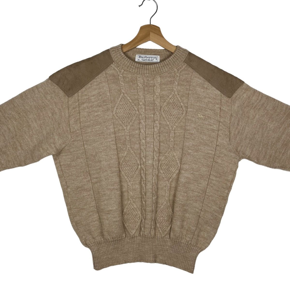 Burberry × Vintage Vintage 90’s Burberrys Wool Knitwear Size US M / EU 48-50 / 2 - 2 Thumbnail