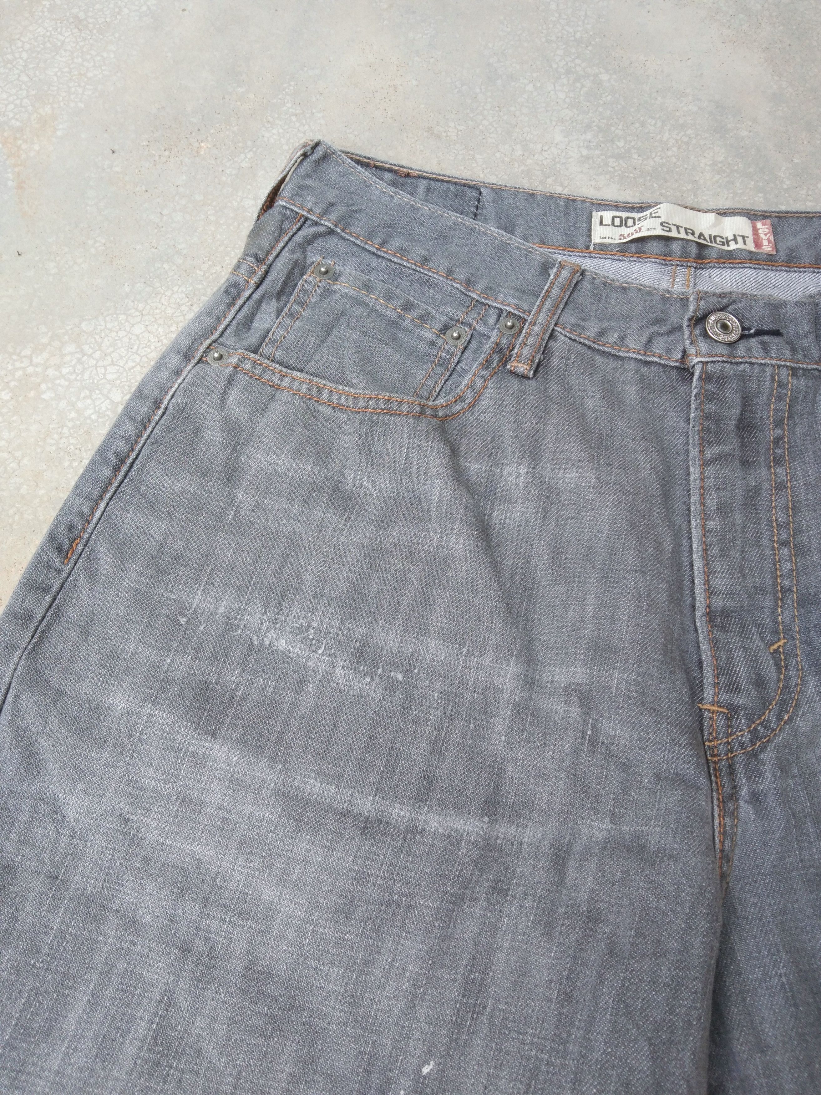 Jean × Levi's × Vintage Vintage Levis 569 Loose Straight Jeans Size US 30 / EU 46 - 4 Thumbnail