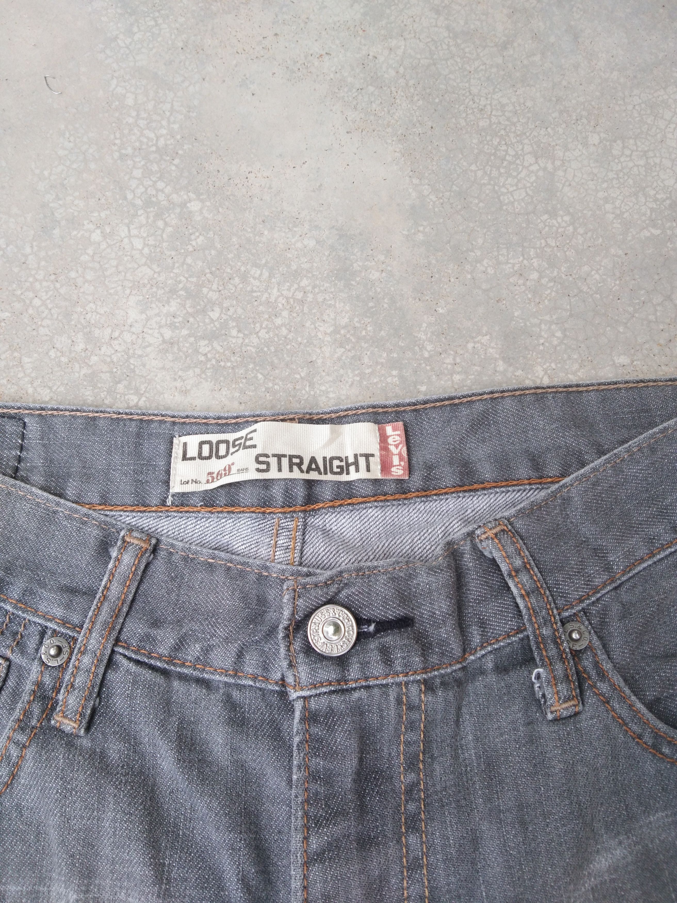 Jean × Levi's × Vintage Vintage Levis 569 Loose Straight Jeans Size US 30 / EU 46 - 6 Thumbnail