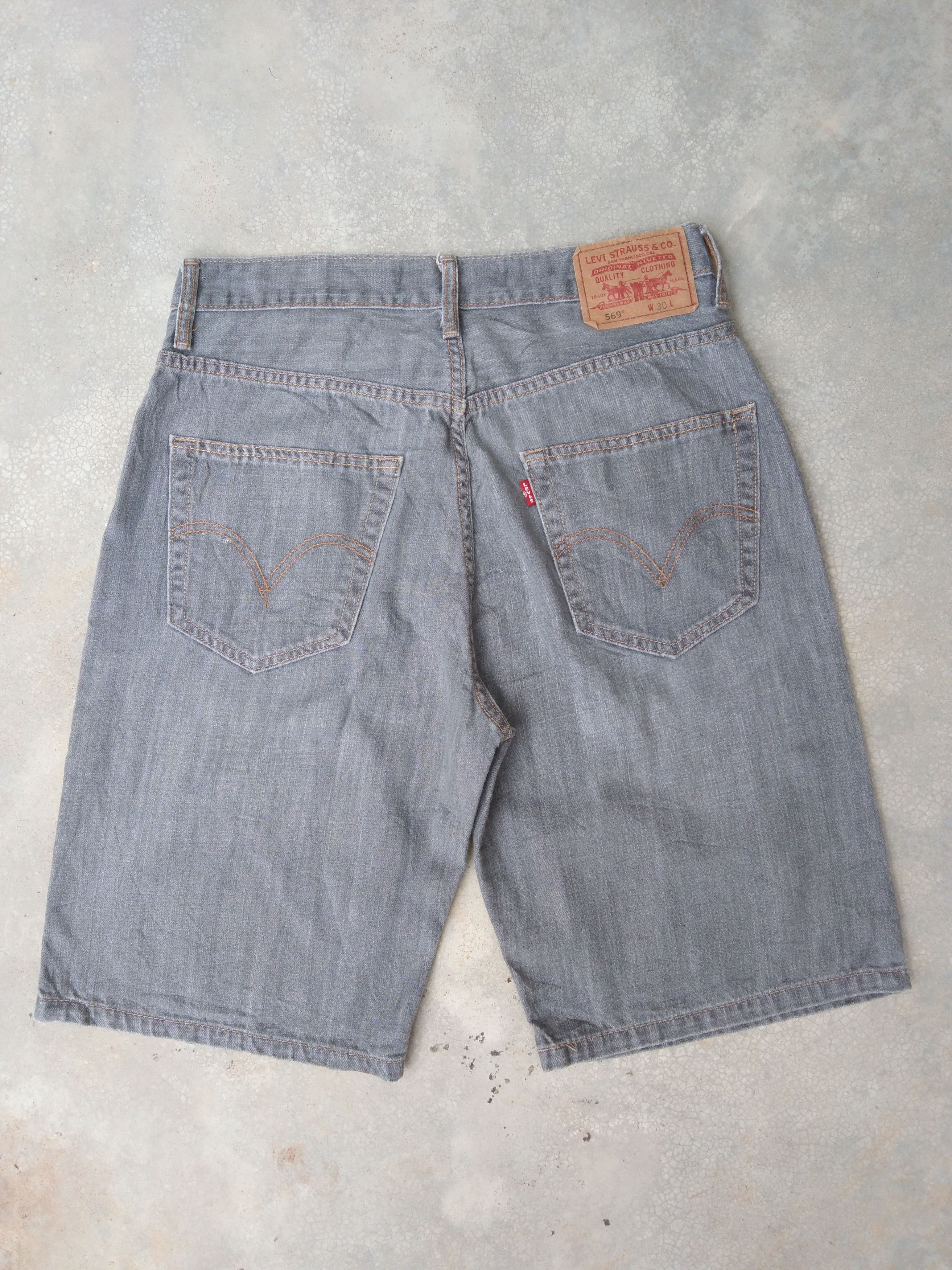 Jean × Levi's × Vintage Vintage Levis 569 Loose Straight Jeans Size US 30 / EU 46 - 2 Thumbnail