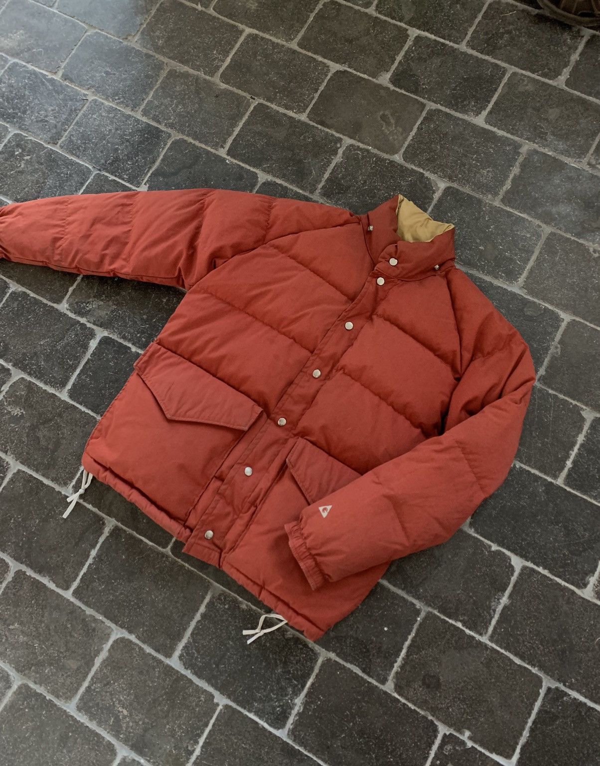 Gerry 650 Fill Power Down Jacket, Men's XL Nylon green type Vintage Second Hand