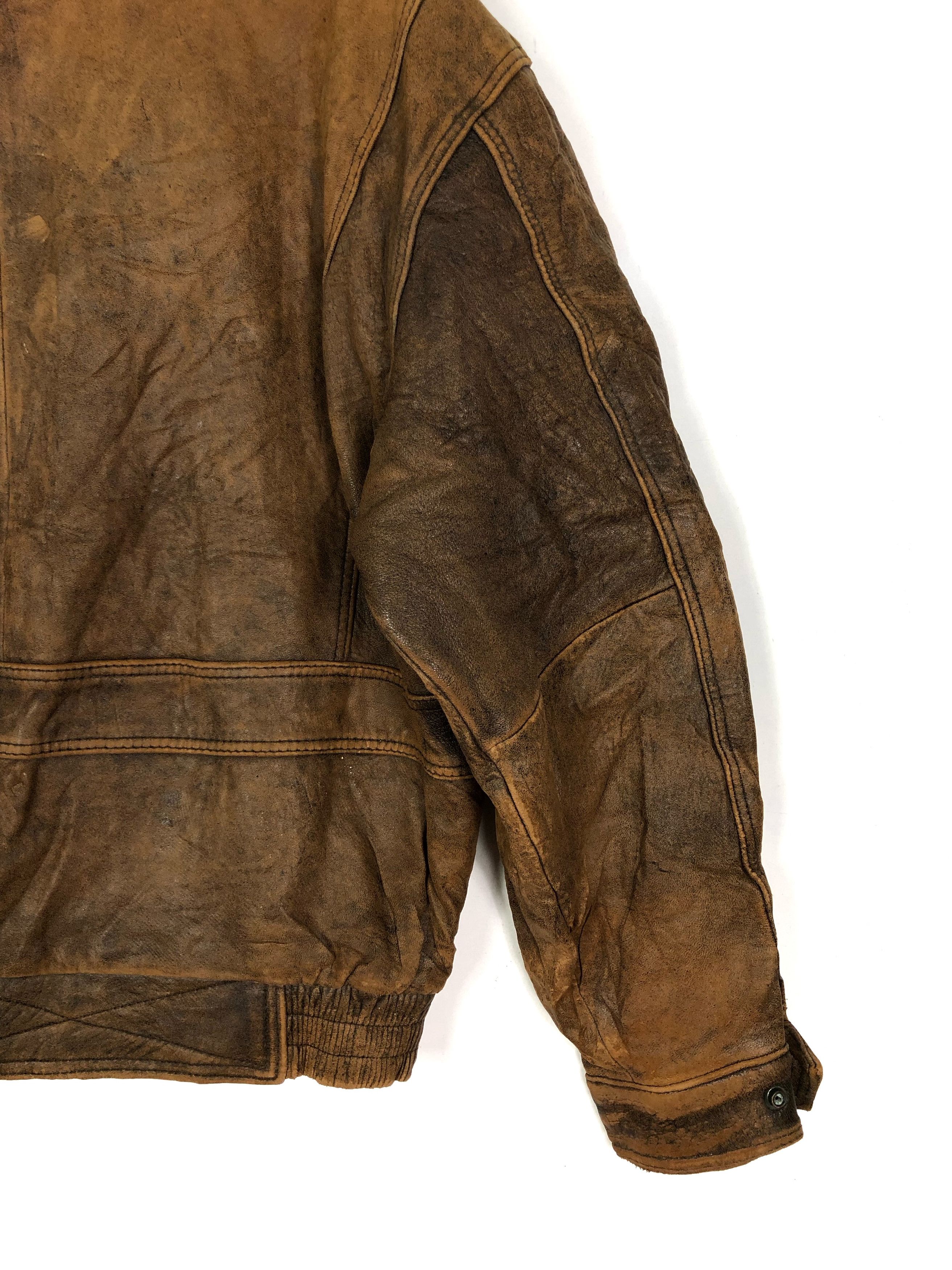 Japanese Brand × Vintage 80s A2 STYLE SHEEPSKIN AVIATOR JACKET Size US S / EU 44-46 / 1 - 10 Thumbnail