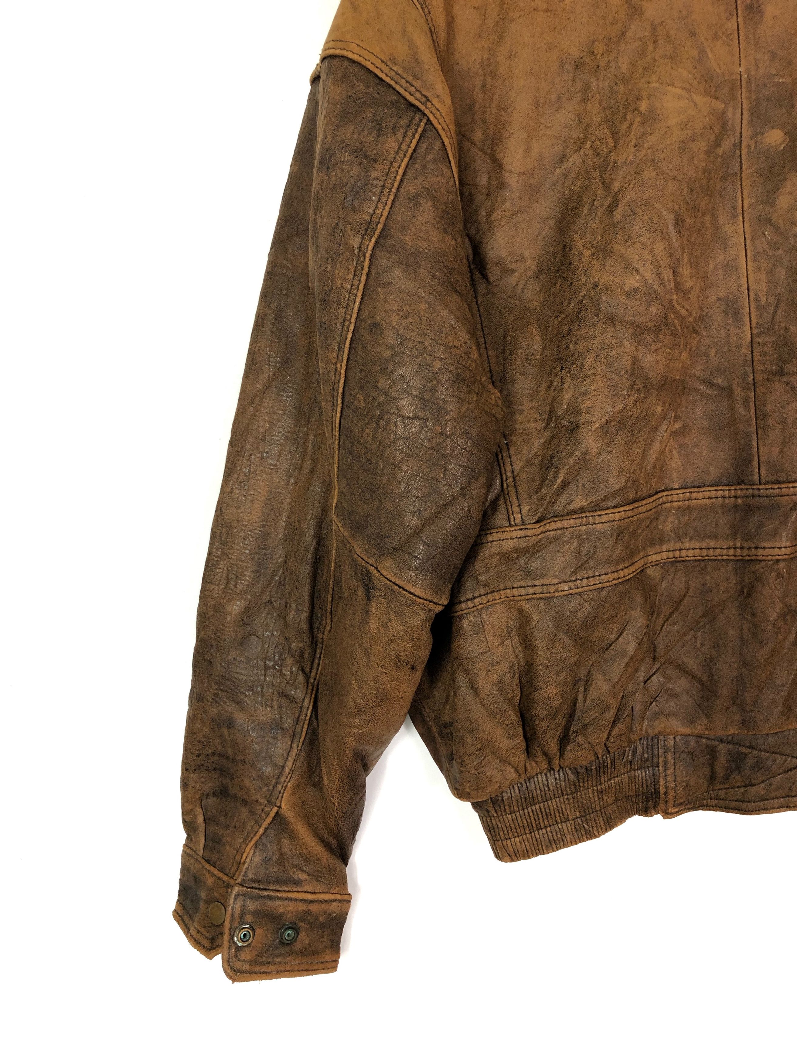Japanese Brand × Vintage 80s A2 STYLE SHEEPSKIN AVIATOR JACKET Size US S / EU 44-46 / 1 - 9 Thumbnail