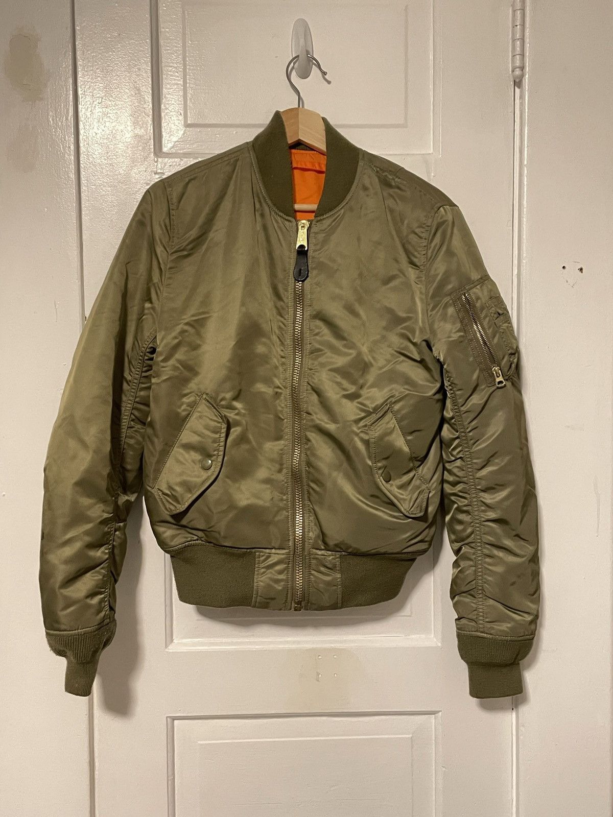 Alpha Industries Alpha Industries MA-1 Slim Fit Flight Bomber Jacket ...