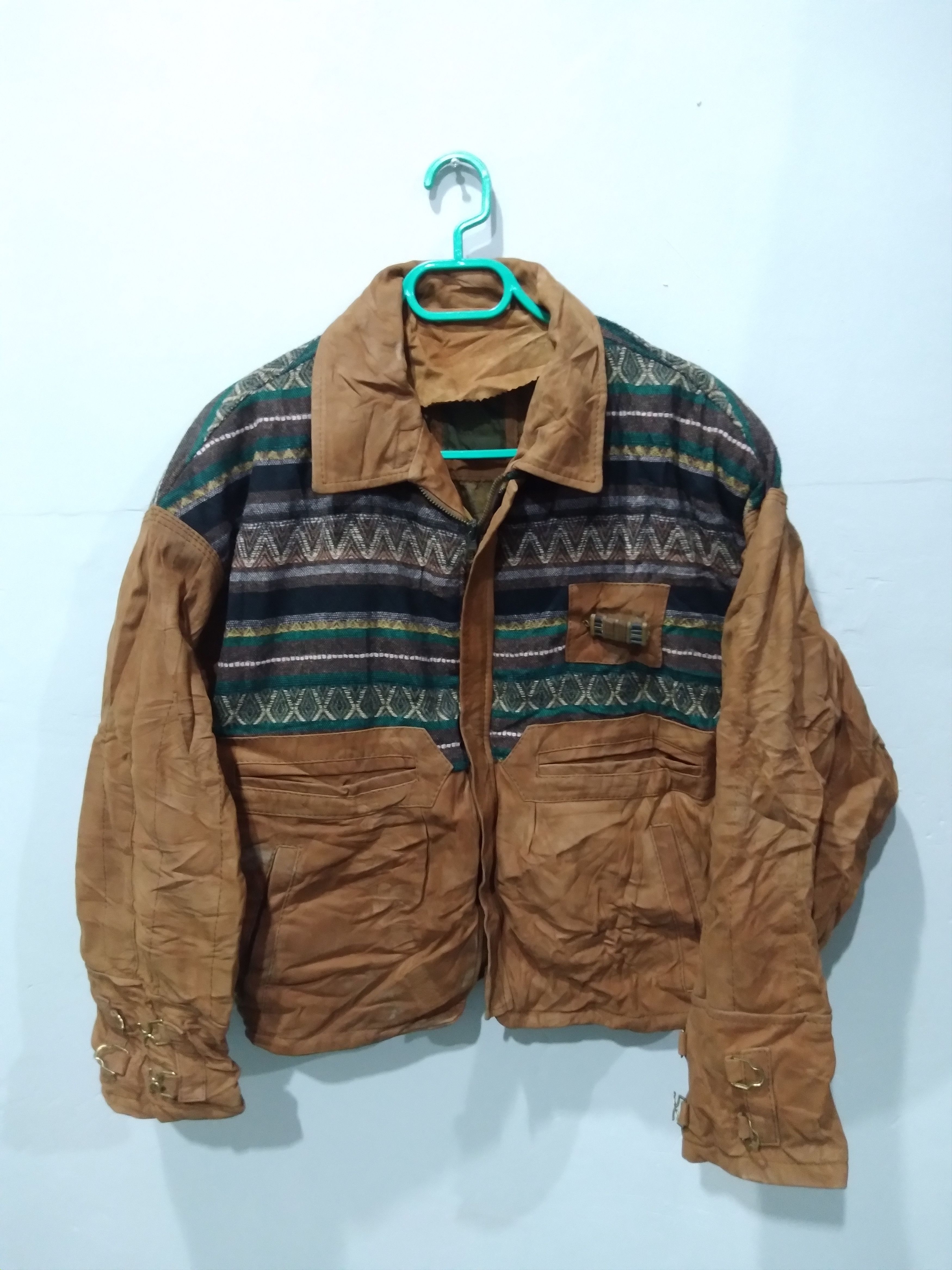 Vera Pelle VINTAGE 90s VALUSE VERA PELLE NAVAJO MADE IN ITALY JACKETS ...