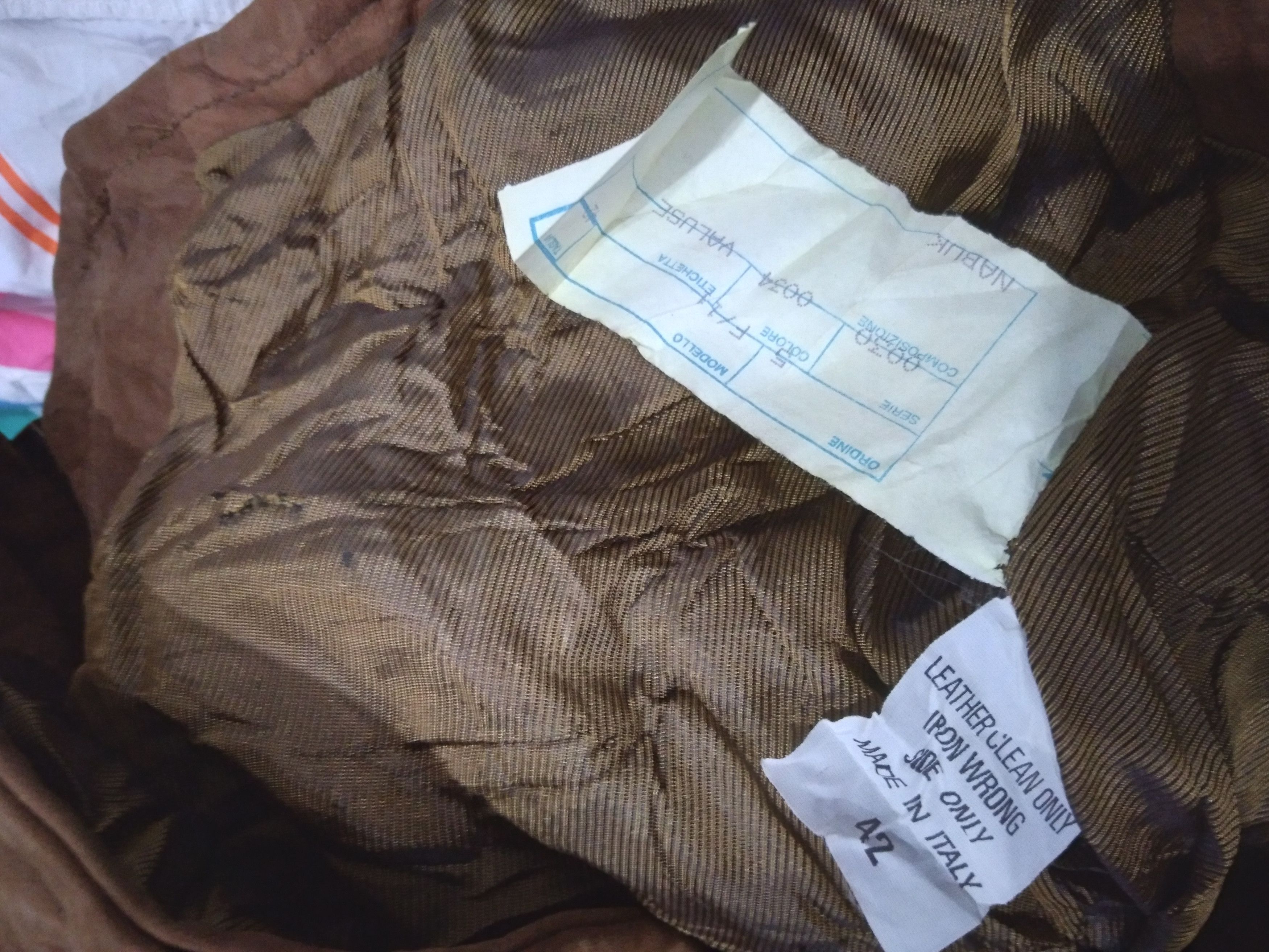 Vera Pelle VINTAGE 90s VALUSE VERA PELLE NAVAJO MADE IN ITALY JACKETS Size M / US 6-8 / IT 42-44 - 8 Thumbnail