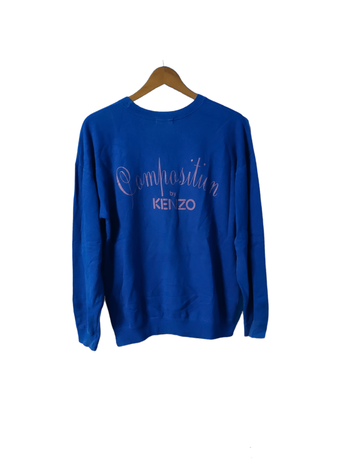 composition japan kenzo sweatshirt big logo
