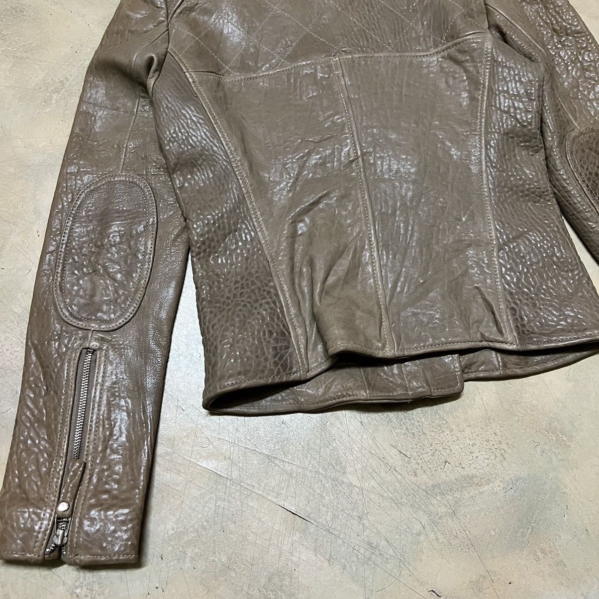 Japanese Brand Drawing Just Leather For Women Leather Jacket Size XS / US 0-2 / IT 36-38 - 18 Thumbnail