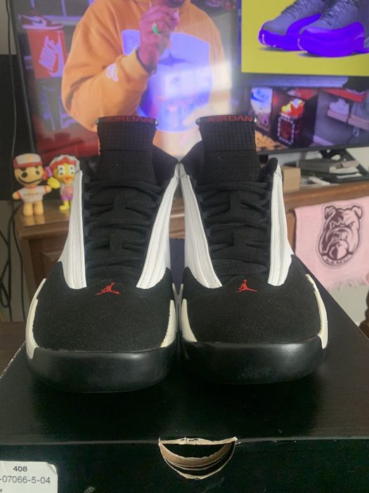 retro 14 jordans black toe