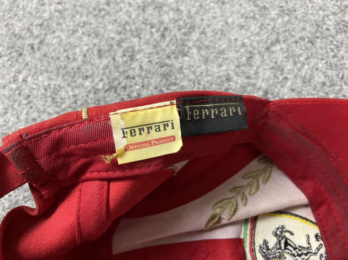 Ferrari × Vintage Vintage Ferrari Hat Racing Logo Size ONE SIZE - 6 Thumbnail