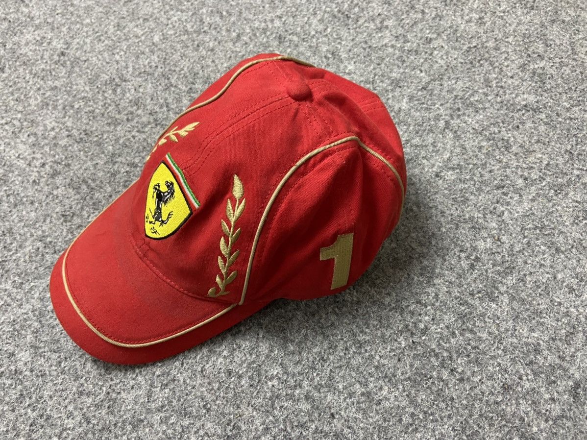 Ferrari × Vintage Vintage Ferrari Hat Racing Logo Size ONE SIZE - 3 Thumbnail