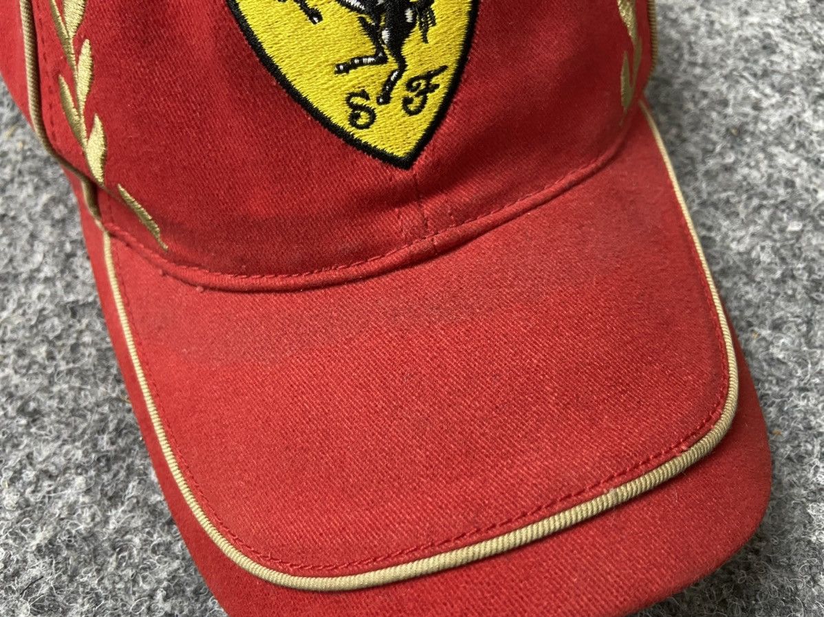 Ferrari × Vintage Vintage Ferrari Hat Racing Logo Size ONE SIZE - 5 Thumbnail