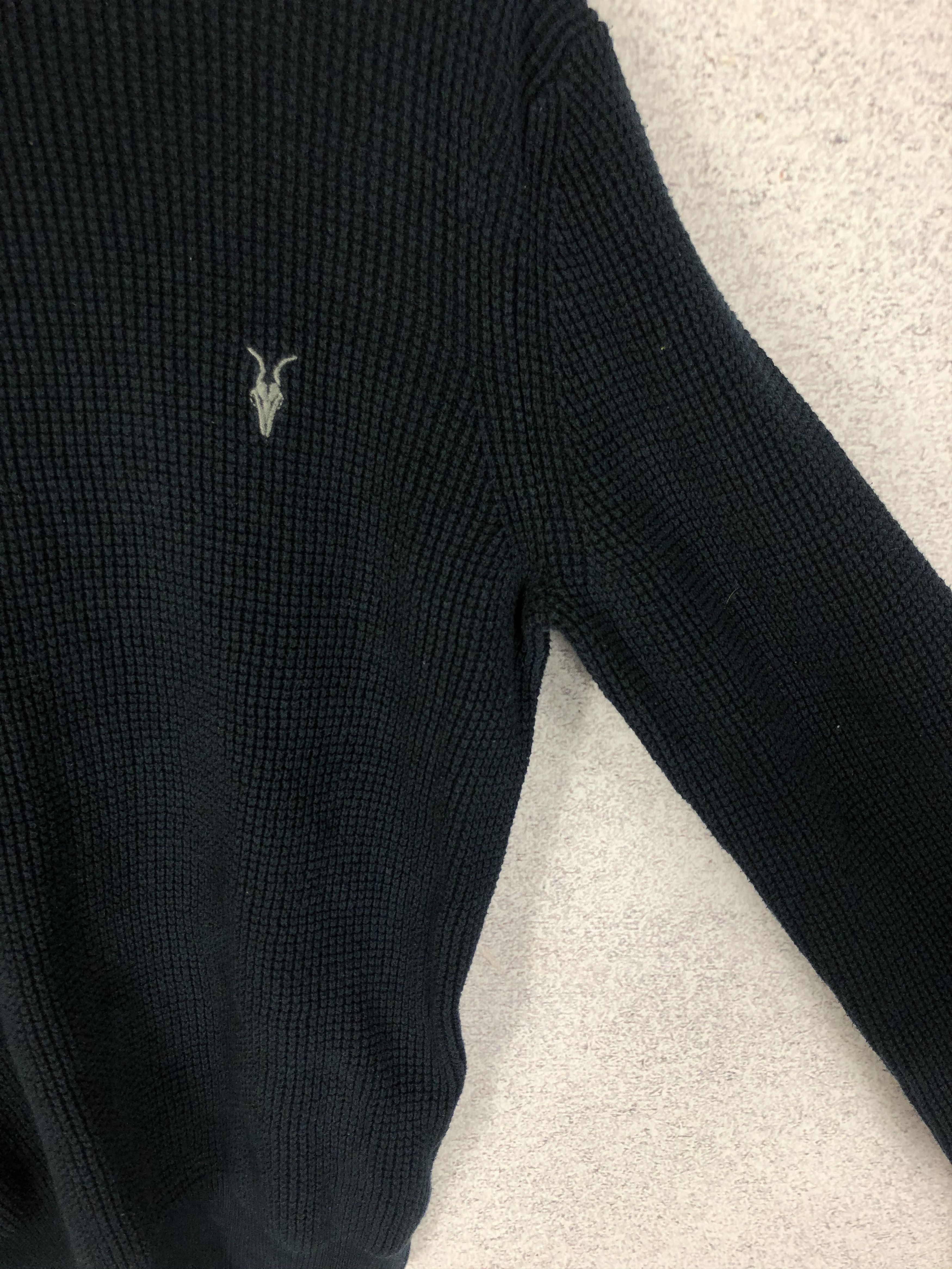Allsaints Allsaints Waffle Knitted Sweatshirt Size US S / EU 44-46 / 1 - 2 Thumbnail