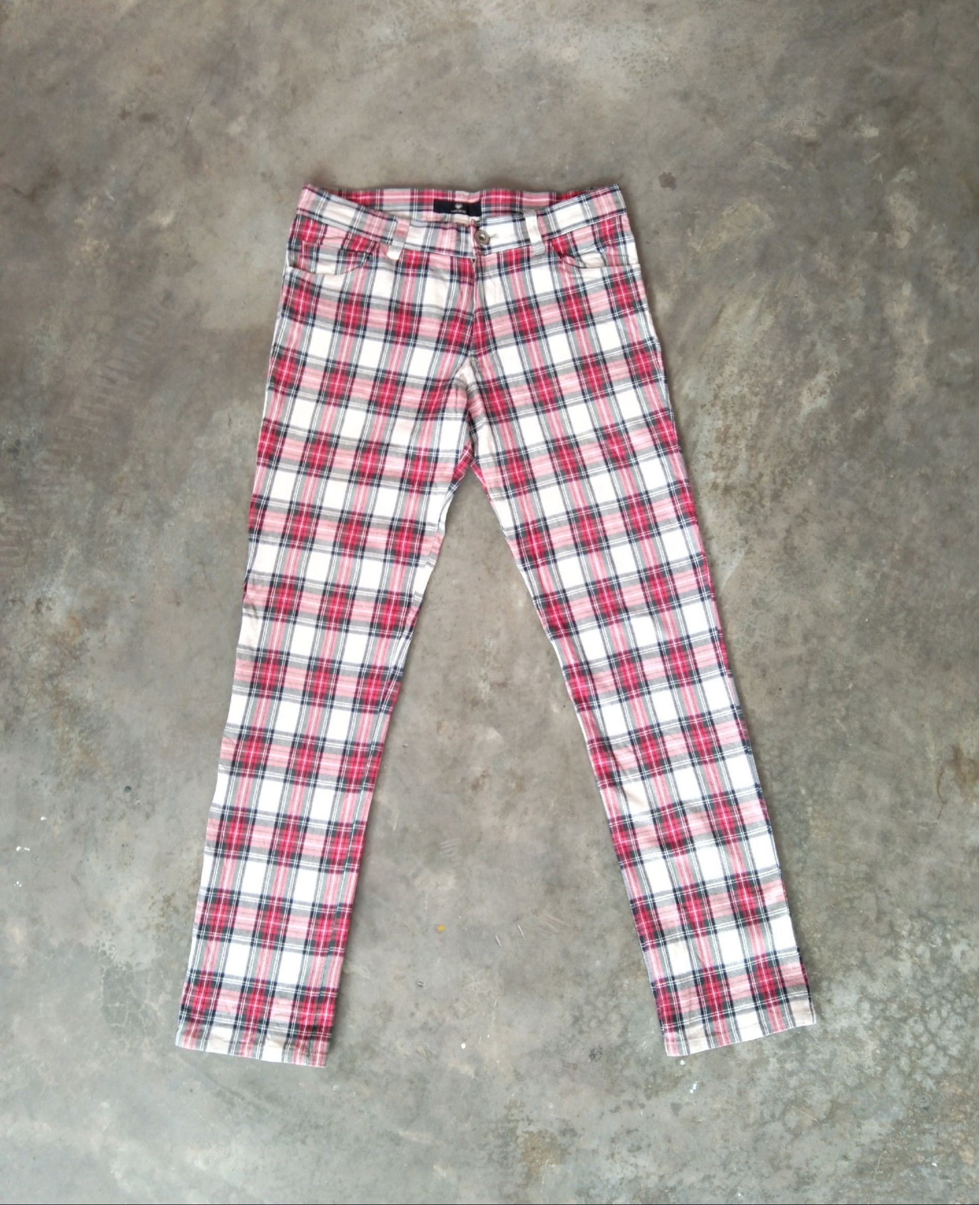 Japanese Brand Vintage Super Lover Skinny Retro Punk Pants Size US 28 / EU 44 - 1 Thumbnail