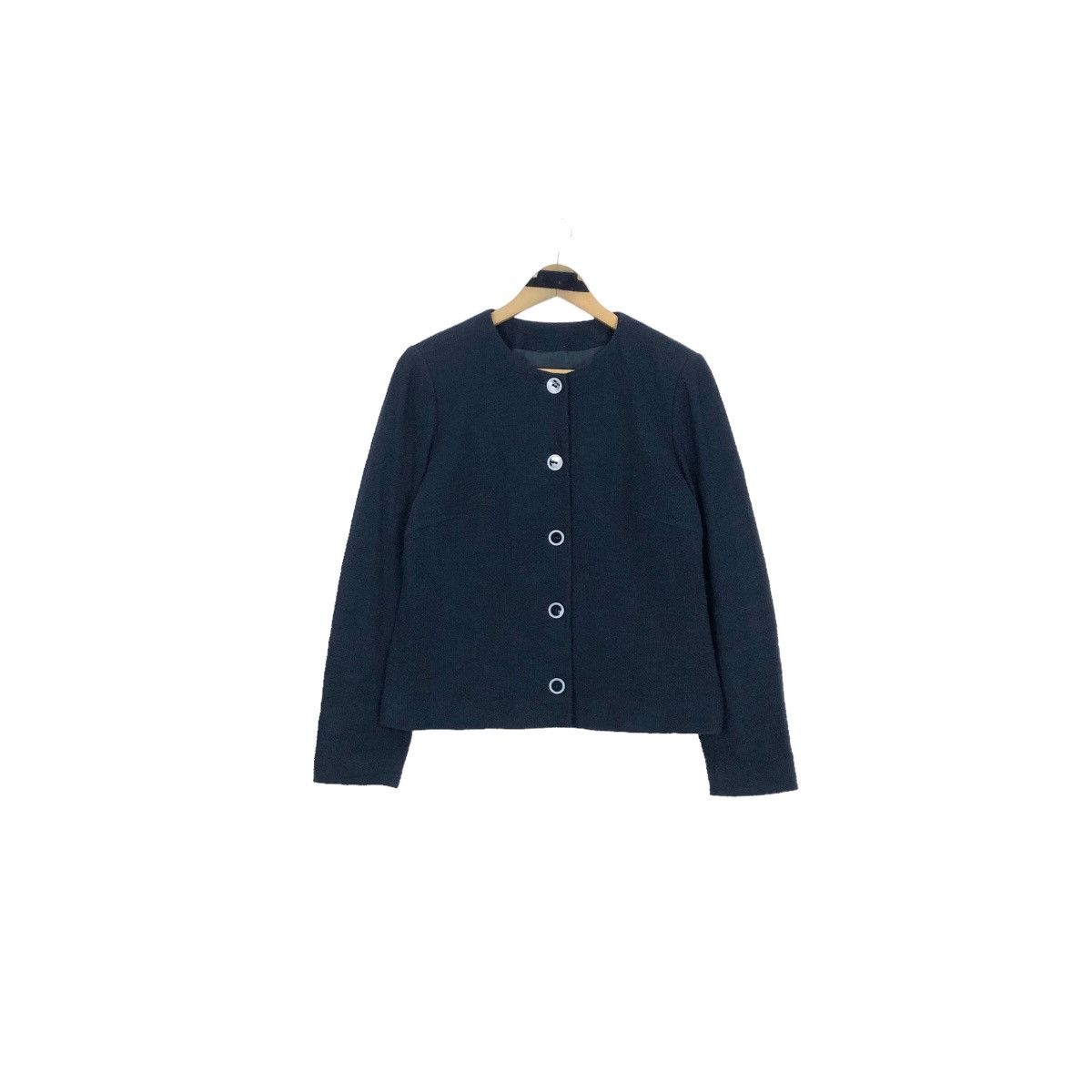 agnes b. Vintage Agnes B Paris Short Coat Made In Slovakia Size M / US 6-8 / IT 42-44 - 7 Thumbnail