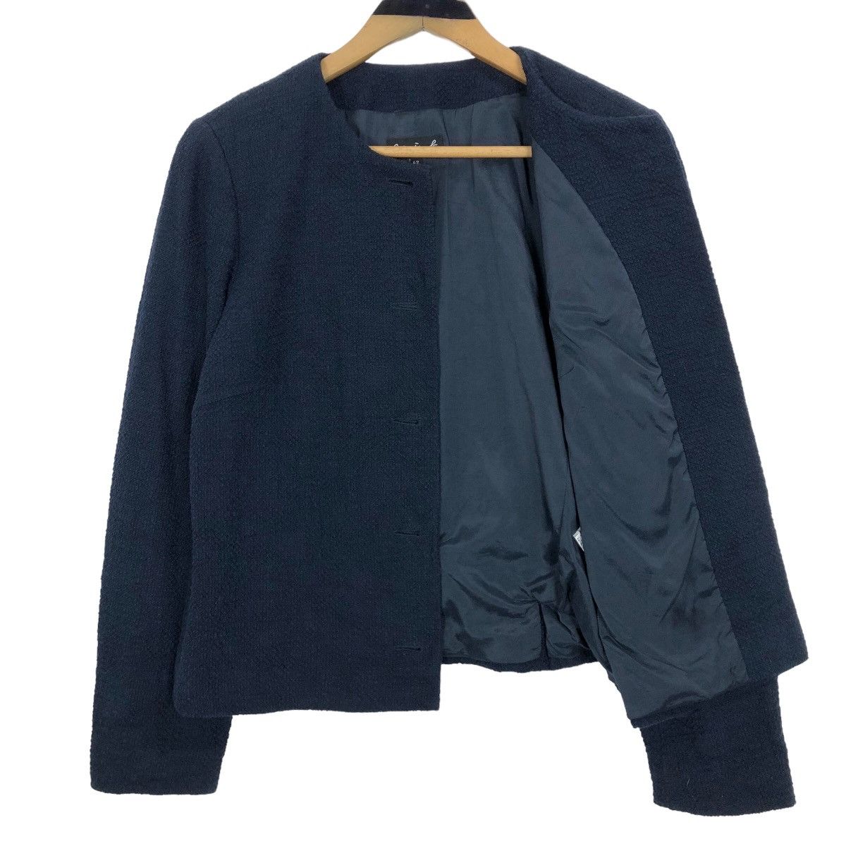 agnes b. Vintage Agnes B Paris Short Coat Made In Slovakia Size M / US 6-8 / IT 42-44 - 9 Thumbnail