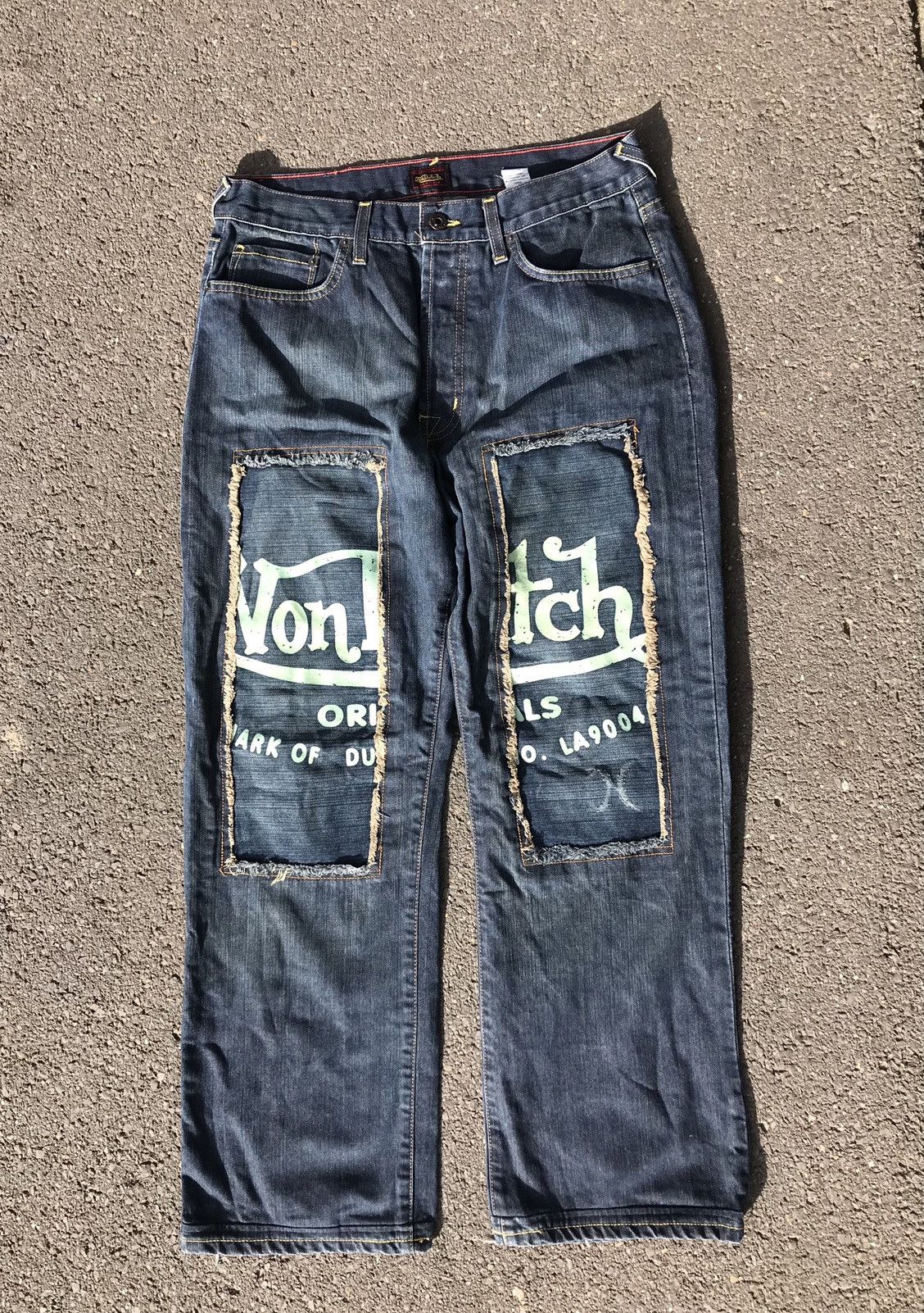 Vintage RARE! Von dutch vintage y2k jeans Size US 32 / EU 48 - 1 Thumbnail