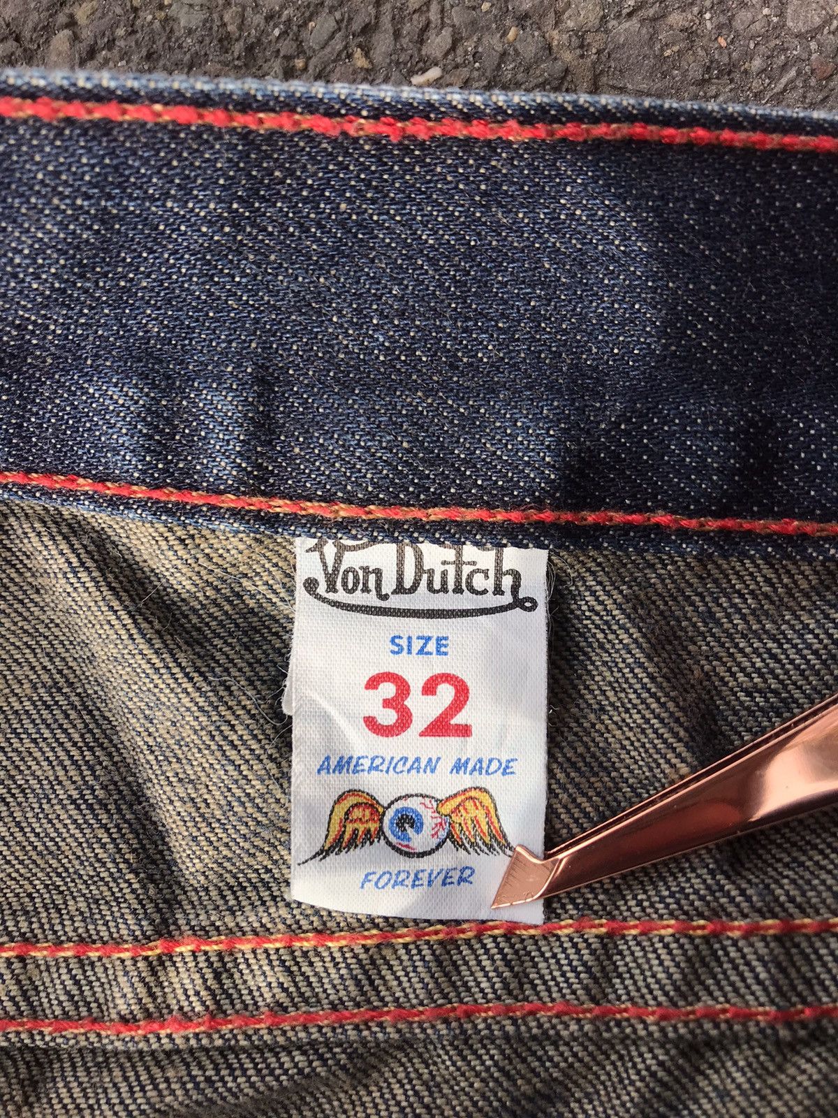 Vintage RARE! Von dutch vintage y2k jeans Size US 32 / EU 48 - 7 Thumbnail