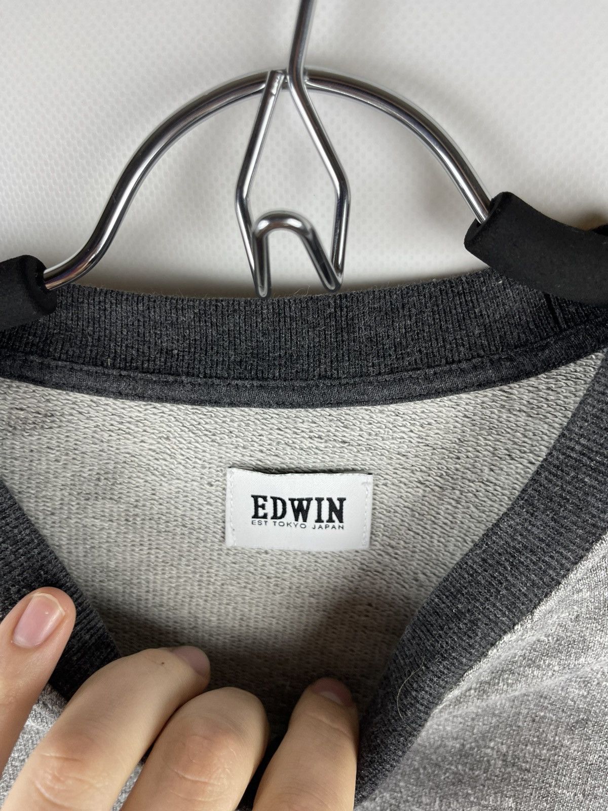 Edwin × Japanese Brand Edwin international sweat grey sweatshirt basic Size US S / EU 44-46 / 1 - 8 Thumbnail