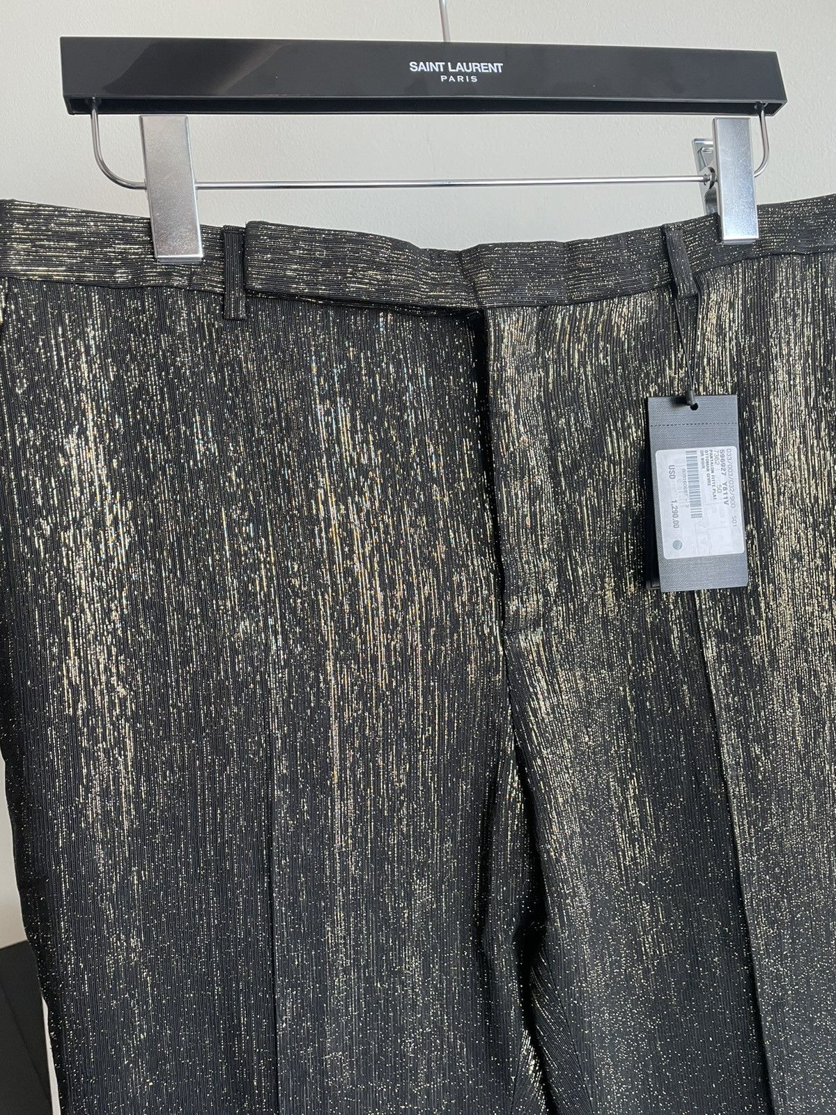 Hedi Slimane × Saint Laurent Paris × Yves Saint Laurent $2,750 Super Runway Pure Silk Saint Laurent Pant Size US 30 / EU 46 - 19 Thumbnail