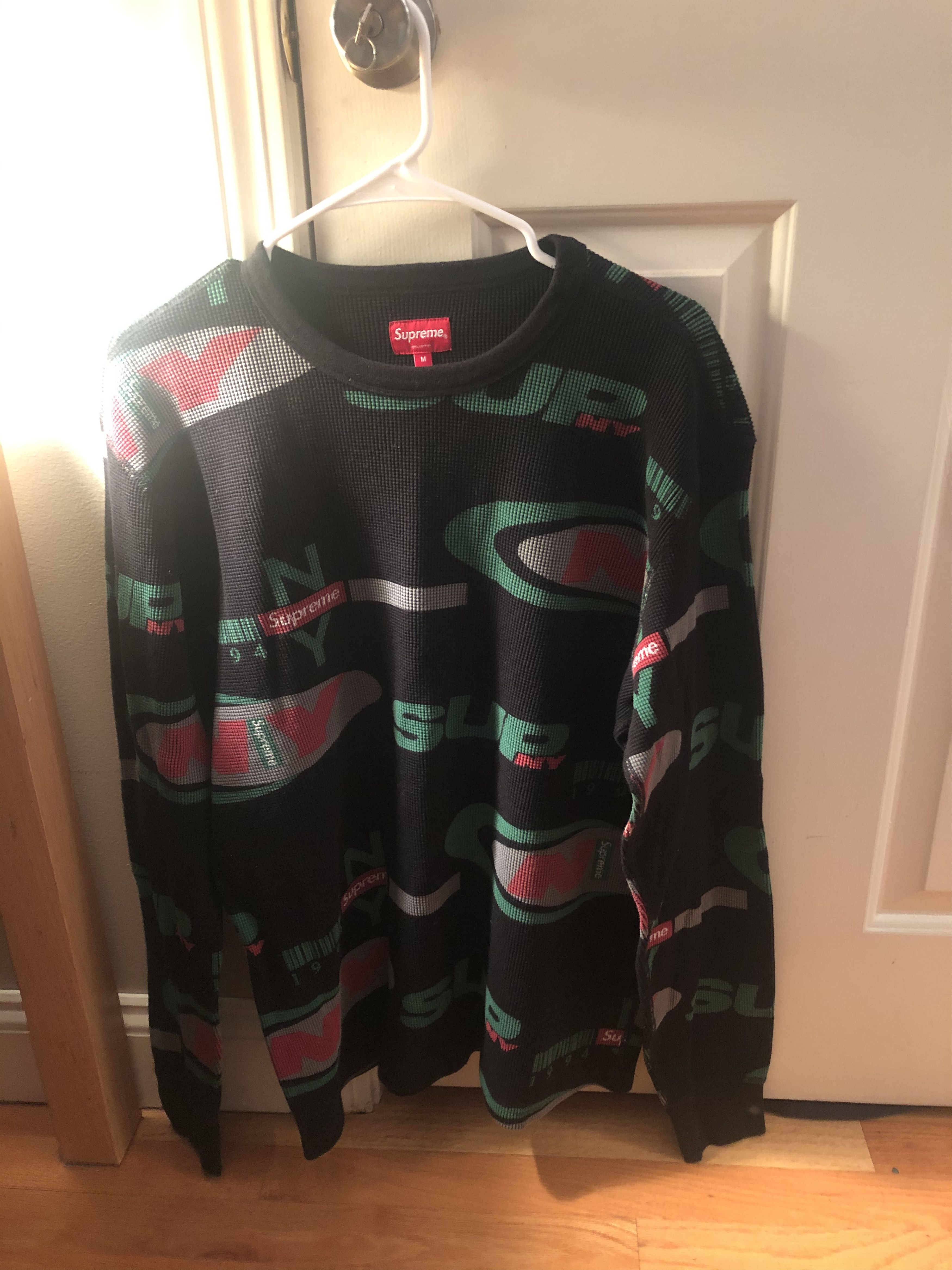 ny トップス waffle thermal supreme