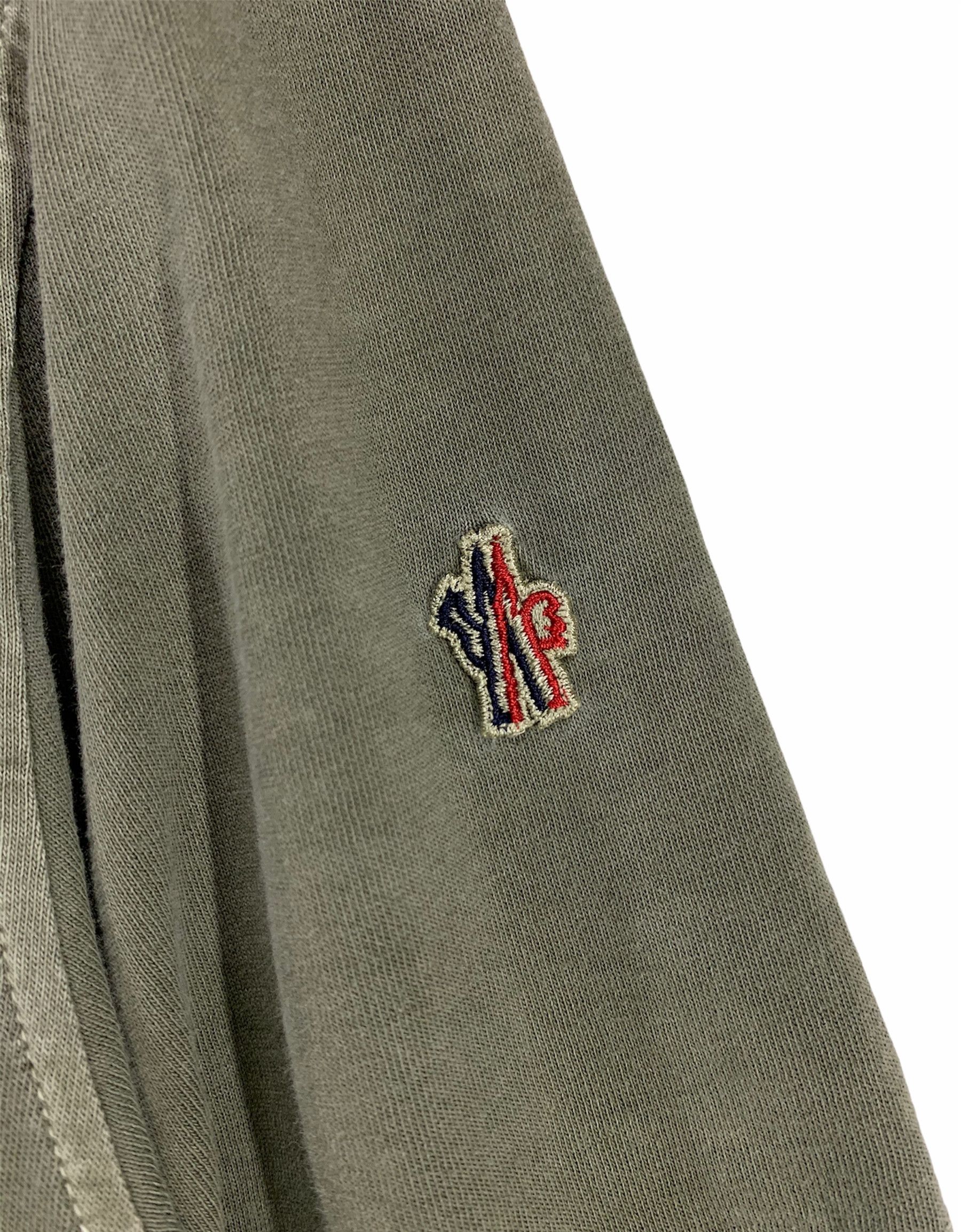 Moncler grenoble garment dyed polo