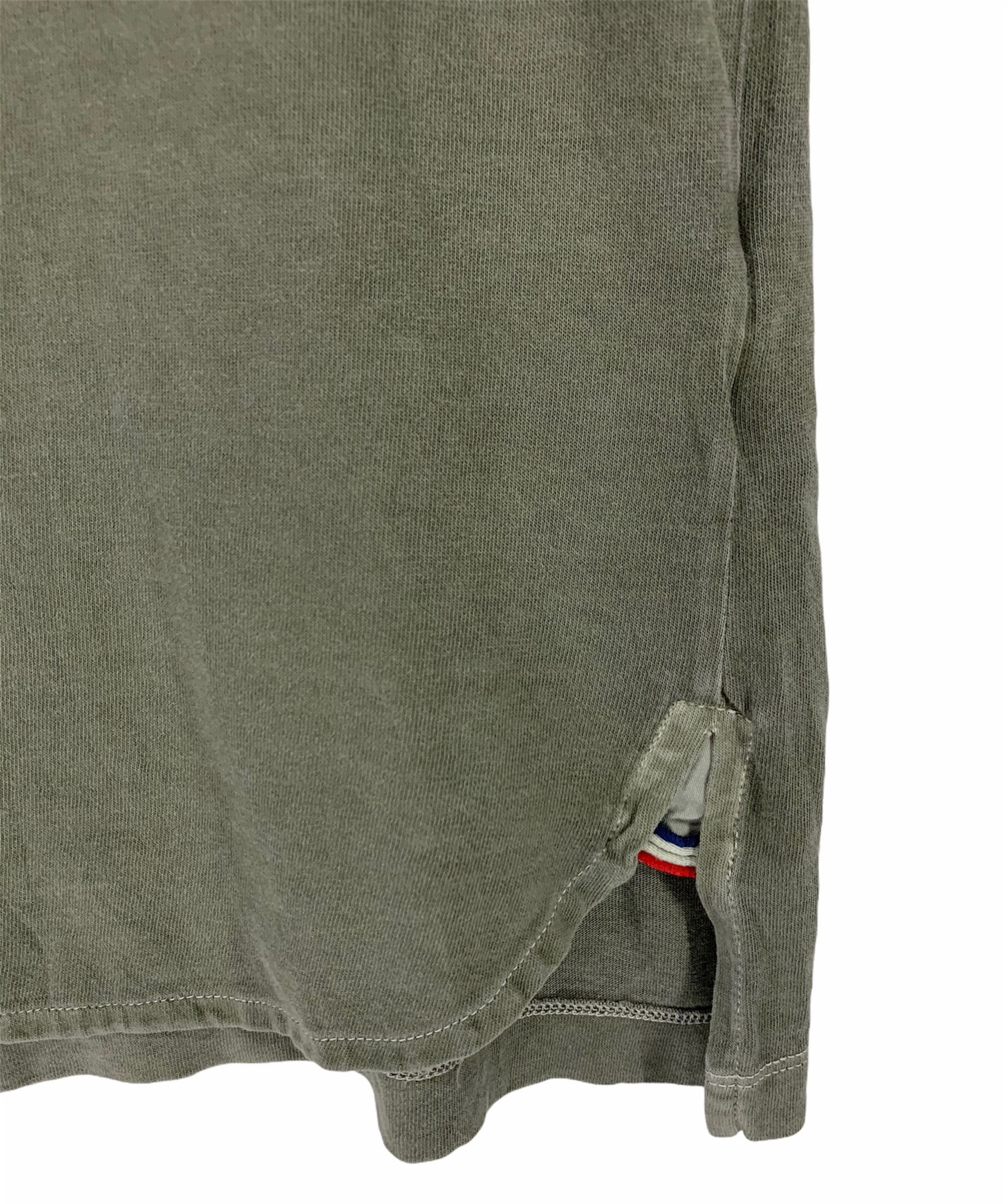 Moncler grenoble garment dyed polo