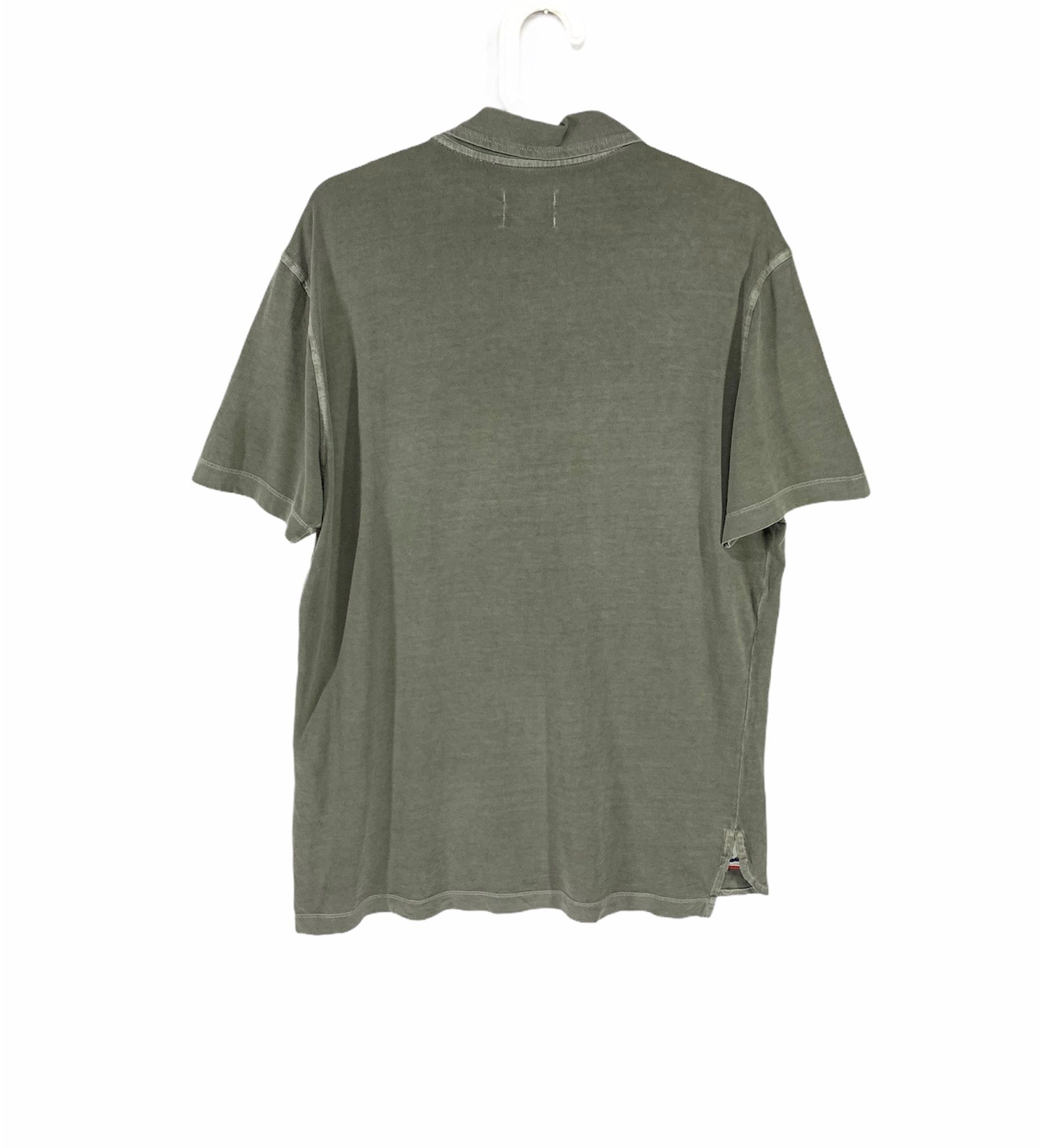 Moncler grenoble garment dyed polo