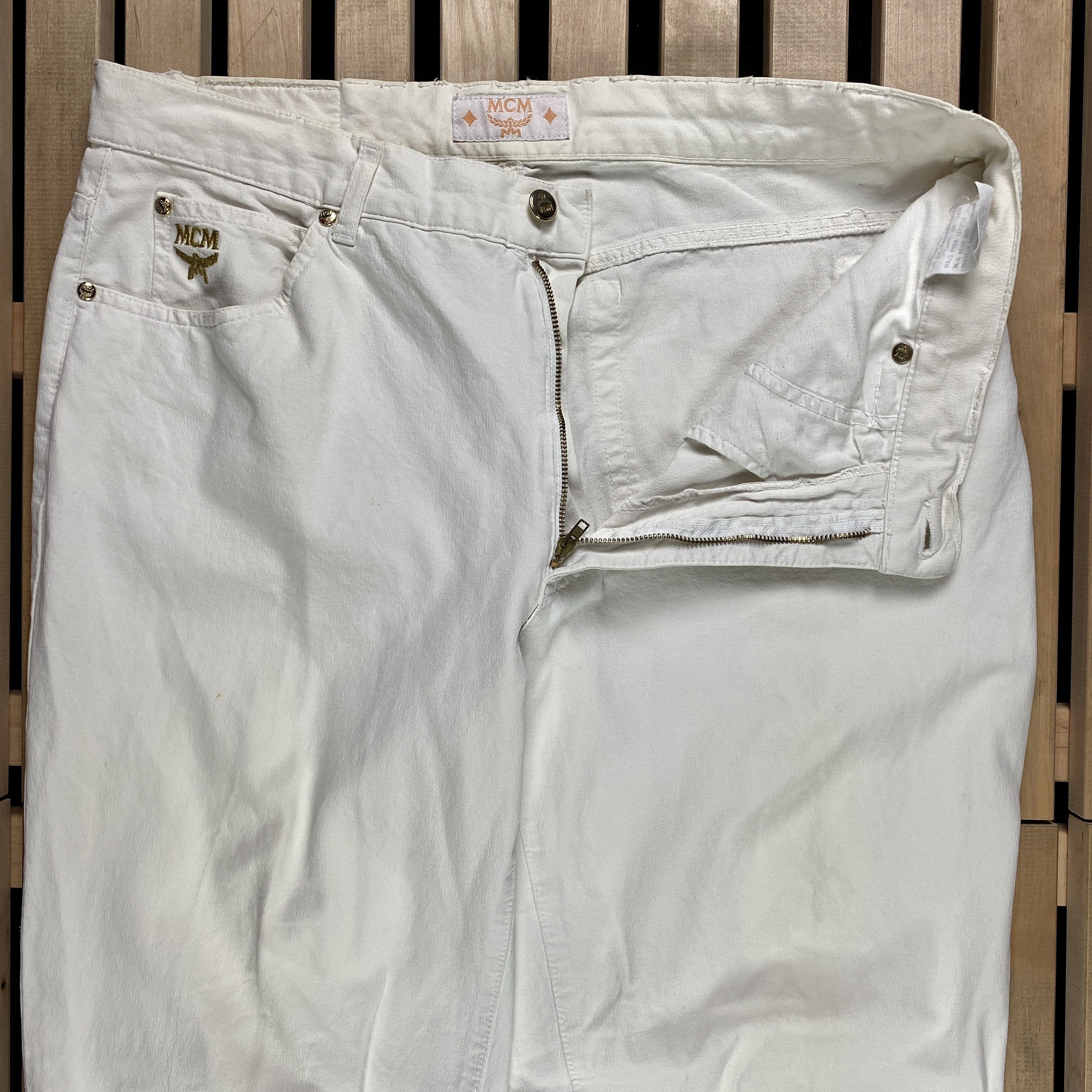MCM × Vintage Men’s Luxury Pants MCM Vintage Size 35 Size US 35 - 5 Thumbnail