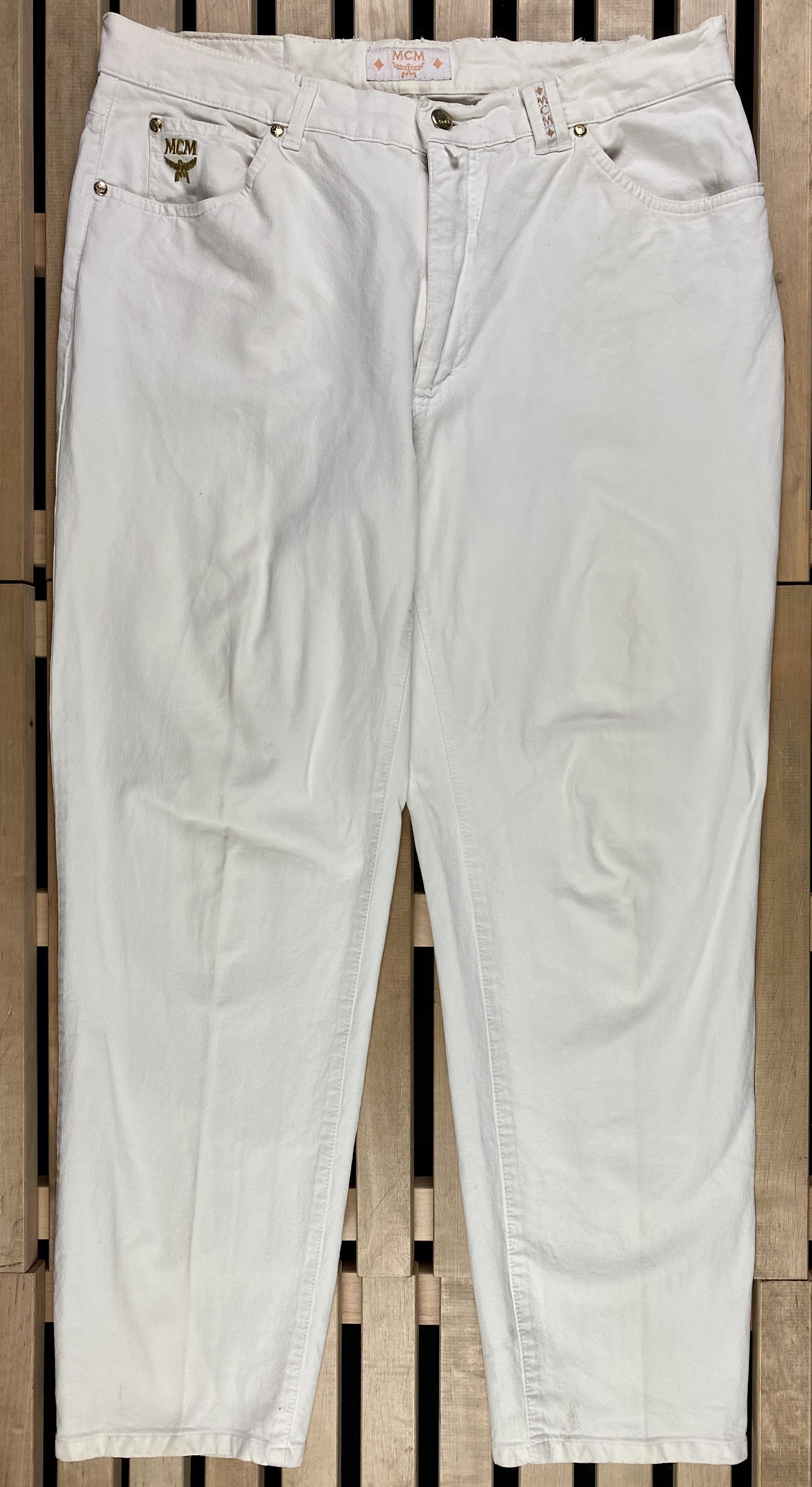 MCM × Vintage Men’s Luxury Pants MCM Vintage Size 35 Size US 35 - 1 Thumbnail