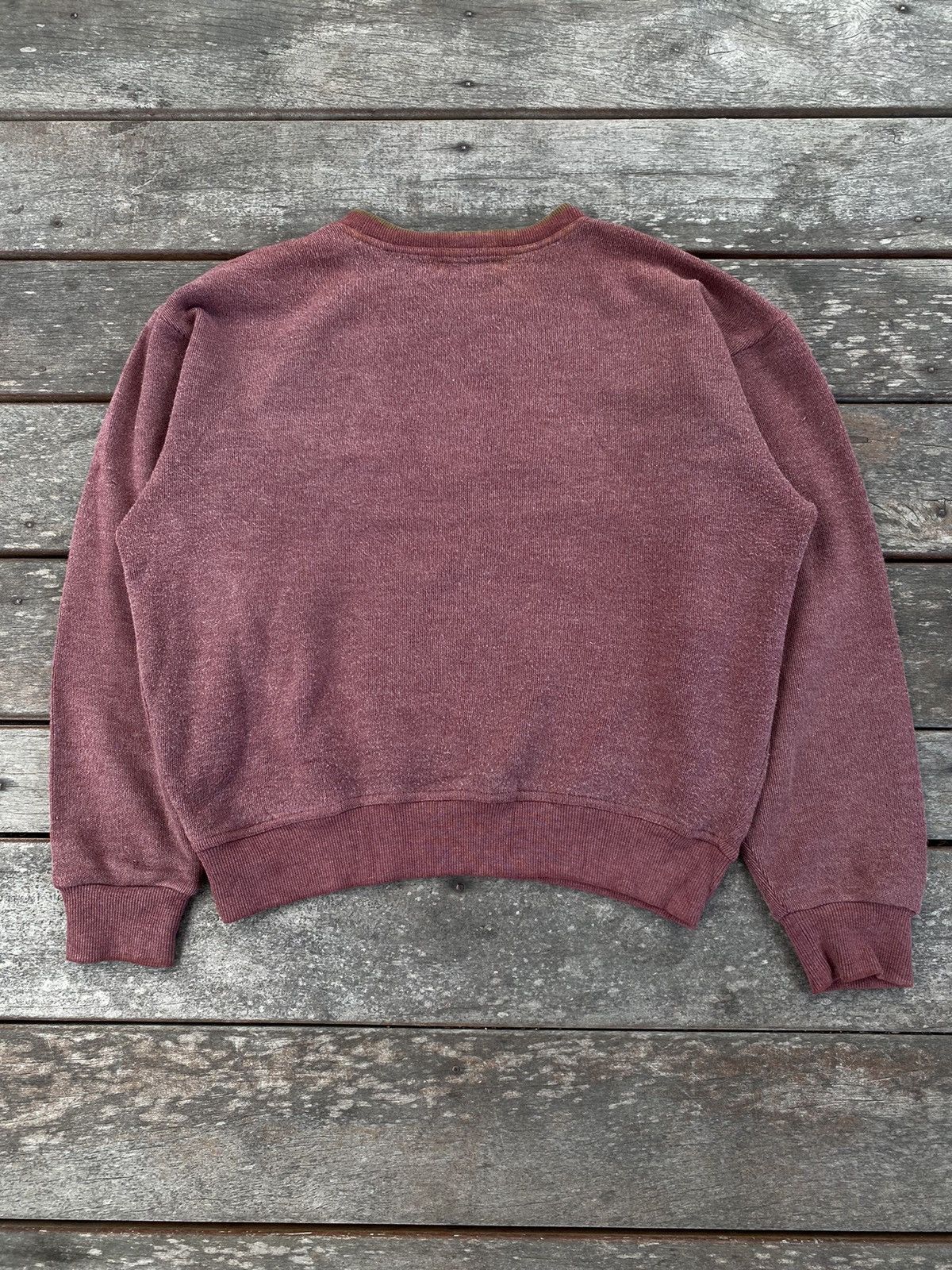 Valentino Vintage Claudio Valentino Paris Sweatshirt Maroon Size US M / EU 48-50 / 2 - 5 Thumbnail