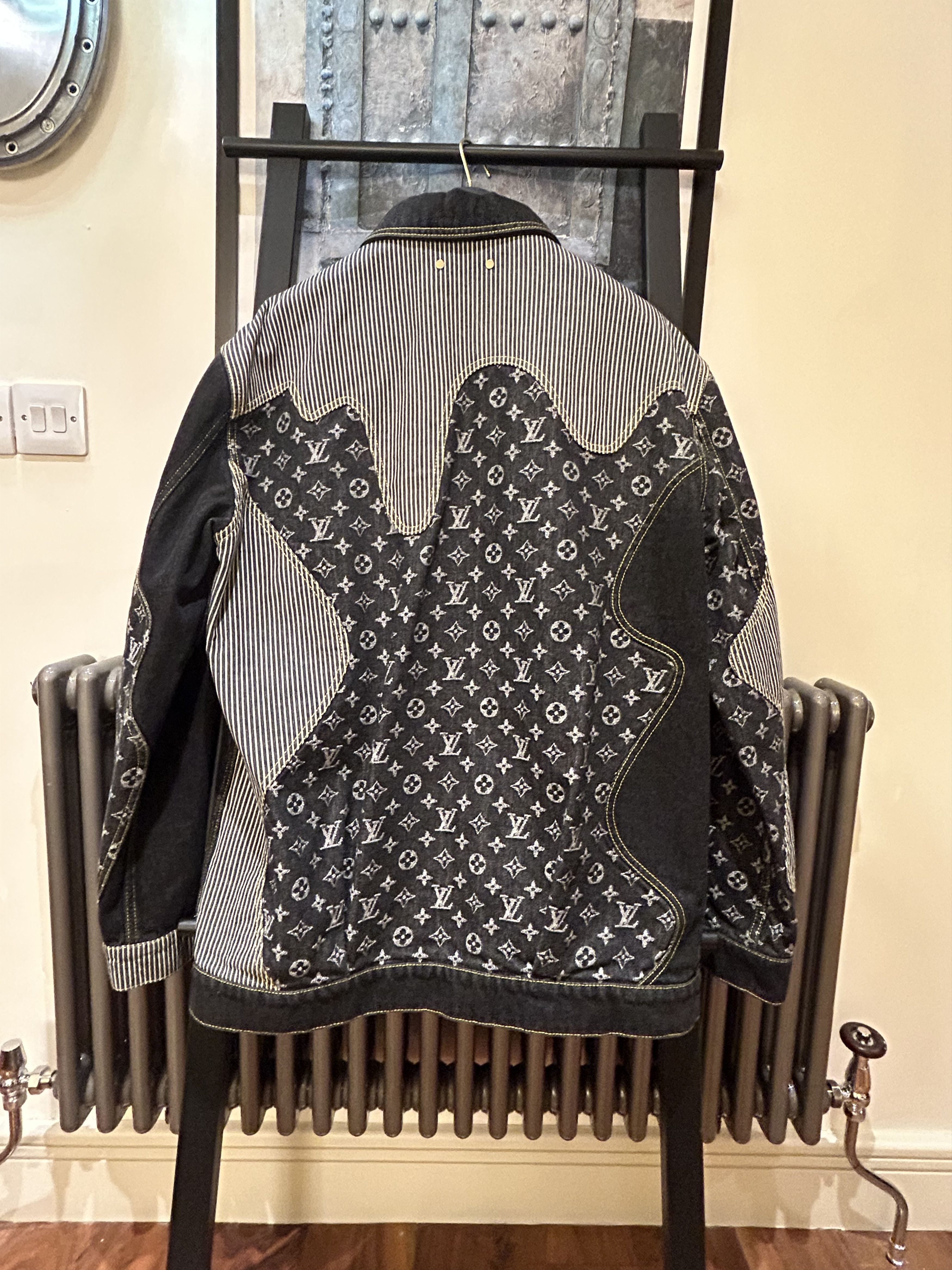 Louis Vuitton × Nigo Patchwork Denim Jacket Size US M / EU 48-50 / 2 - 4 Thumbnail
