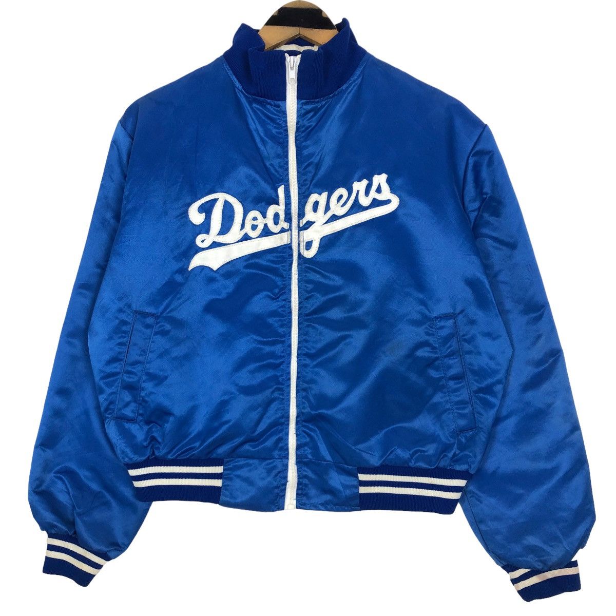 MLB Vintage 90s Los Angeles Dodgers Nylon Varsity Jacket Size XL / US 12-14 / IT 48-50 - 1 Thumbnail