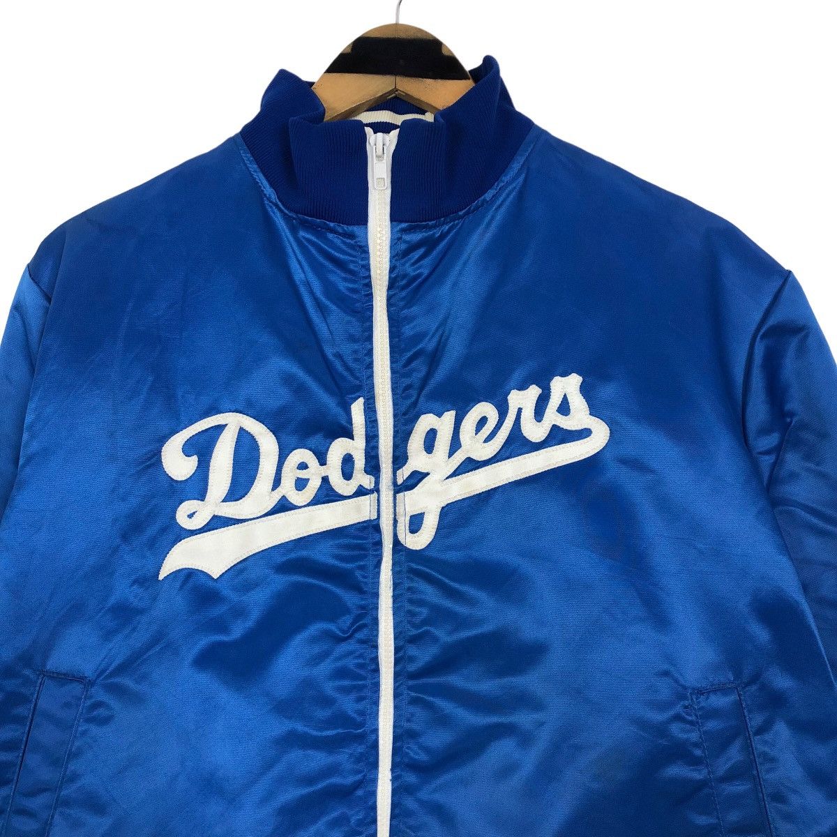 MLB Vintage 90s Los Angeles Dodgers Nylon Varsity Jacket Size XL / US 12-14 / IT 48-50 - 5 Thumbnail