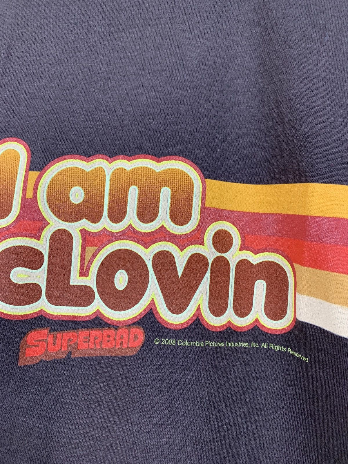 Vintage 2008 Vintage I Am McLovin Superbad Brown Movie T-Shirt Size US XL / EU 56 / 4 - 6 Thumbnail