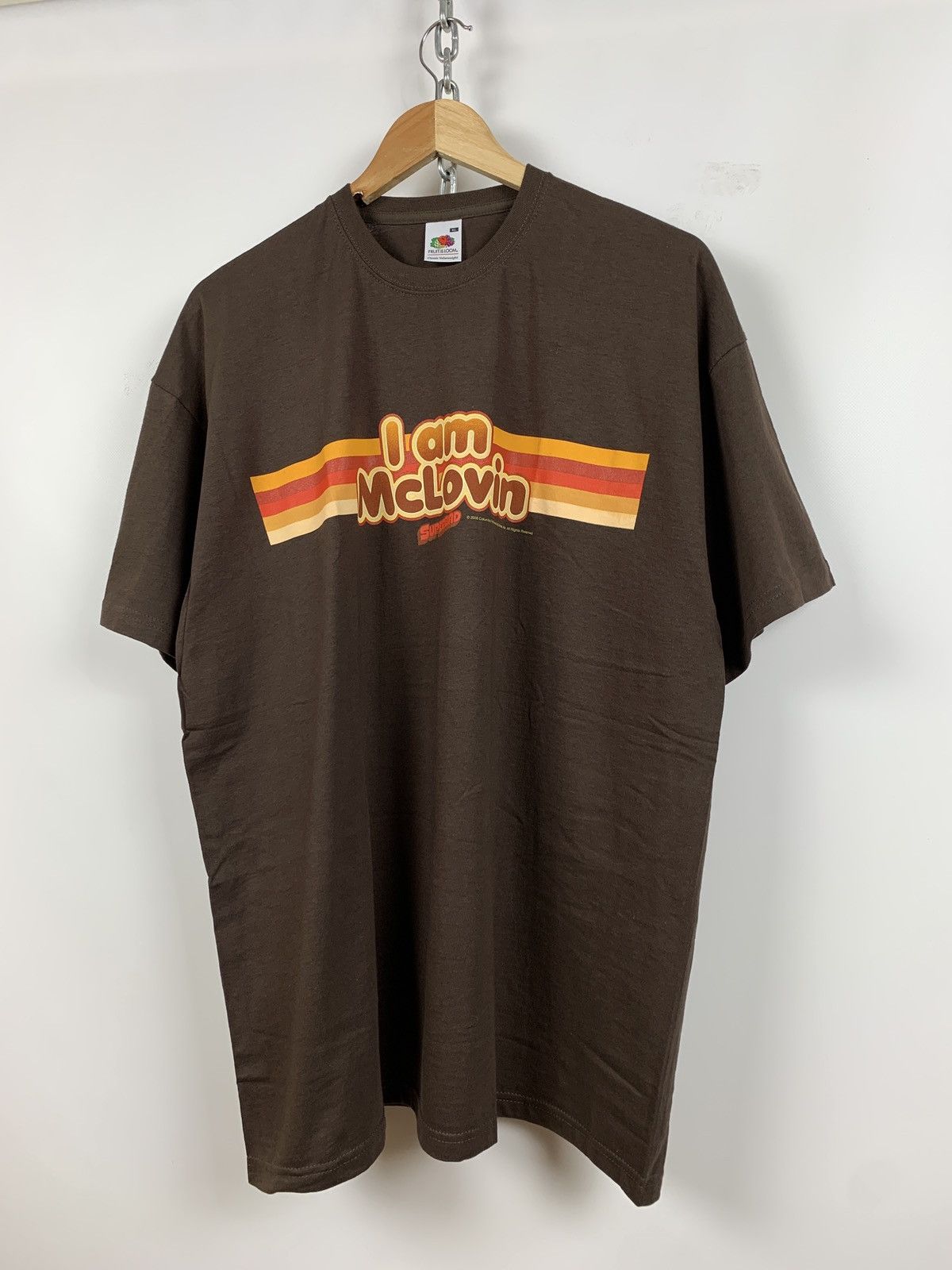 Vintage 2008 Vintage I Am McLovin Superbad Brown Movie T-Shirt Size US XL / EU 56 / 4 - 1 Thumbnail