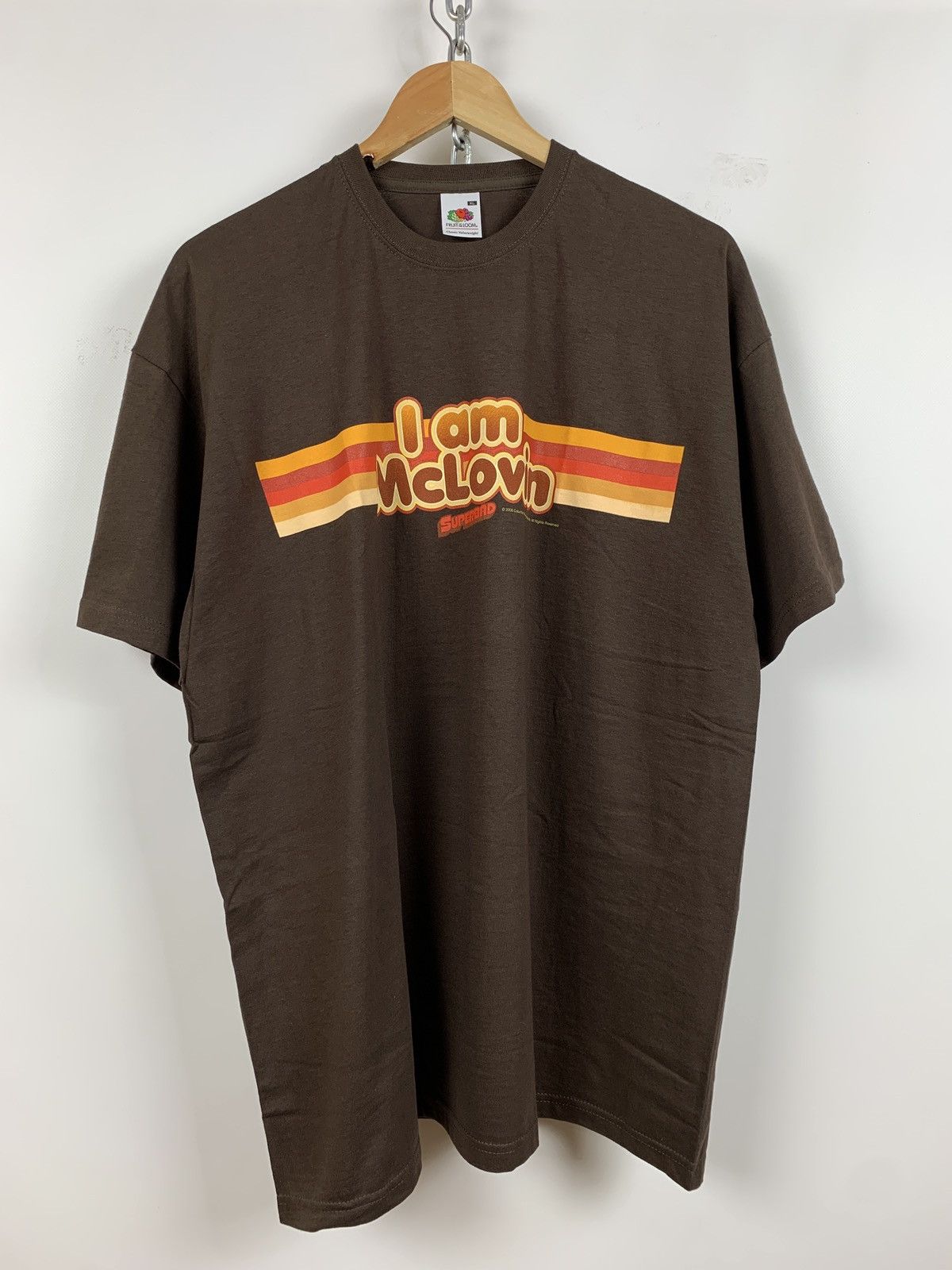 Vintage 2008 Vintage I Am McLovin Superbad Brown Movie T-Shirt Size US XL / EU 56 / 4 - 3 Thumbnail