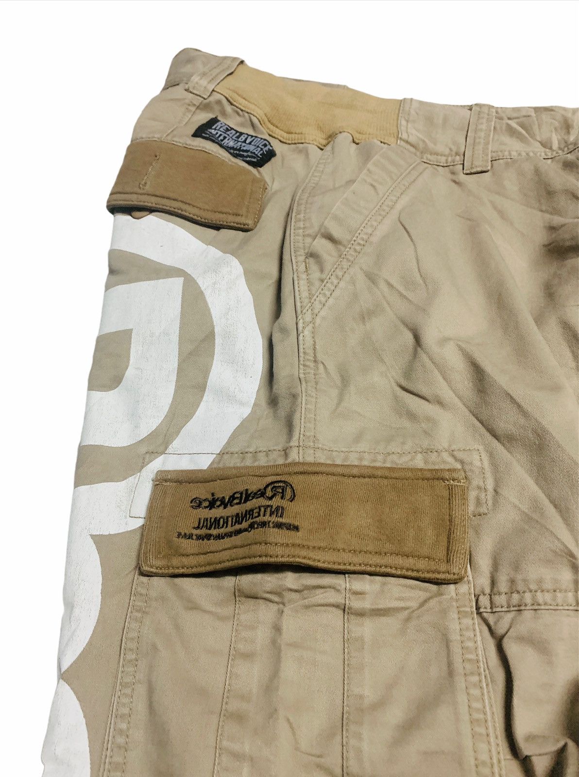 Japanese Brand × Vintage VINTAGE REAL B VOICE JAPAN OVERPRINT CARGO PANTS Size US 35 - 8 Thumbnail