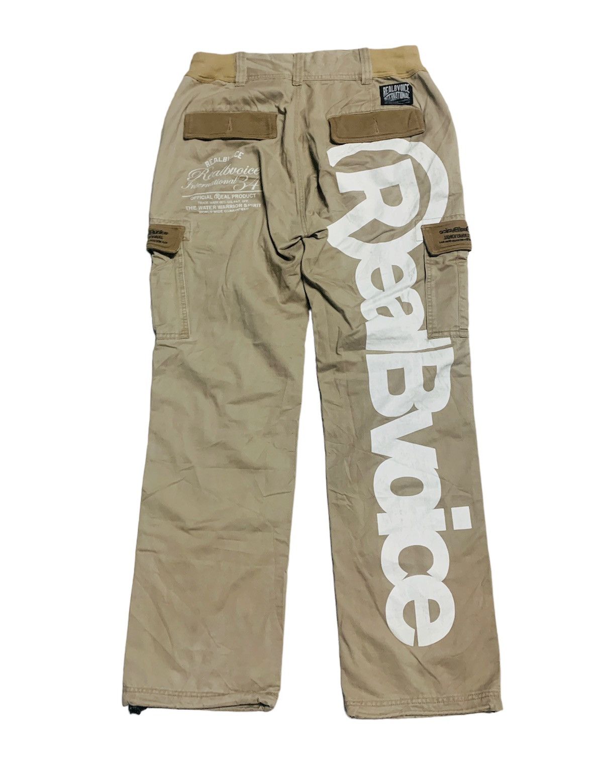 Japanese Brand × Vintage VINTAGE REAL B VOICE JAPAN OVERPRINT CARGO PANTS Size US 35 - 3 Thumbnail