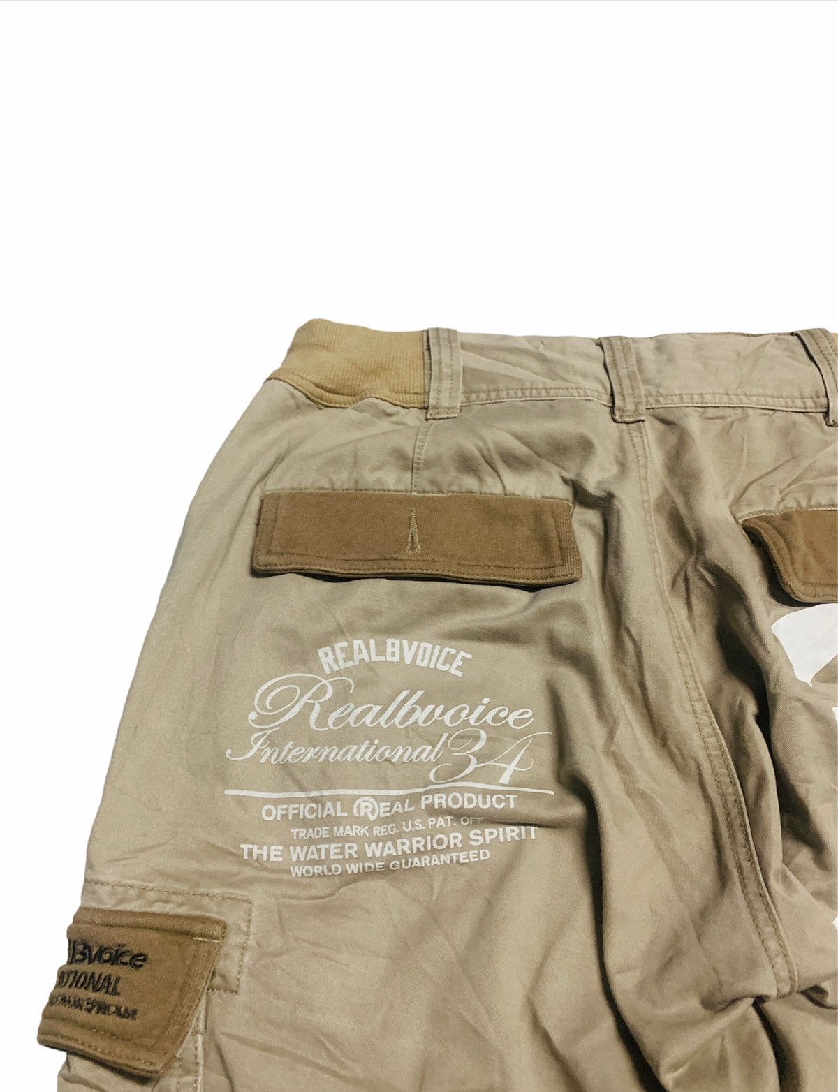 Japanese Brand × Vintage VINTAGE REAL B VOICE JAPAN OVERPRINT CARGO PANTS Size US 35 - 7 Thumbnail