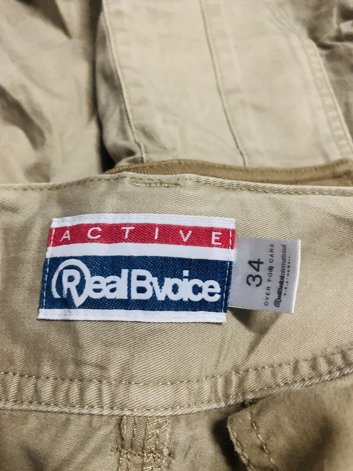 Japanese Brand × Vintage VINTAGE REAL B VOICE JAPAN OVERPRINT CARGO PANTS Size US 35 - 9 Thumbnail