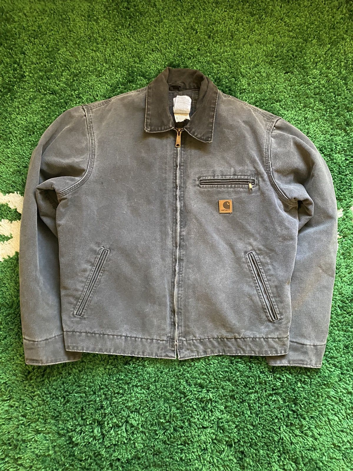 Carhartt Carhartt J97 Detroit Jacket Petrol faded black M Union made Size US M / EU 48-50 / 2 - 1 Thumbnail