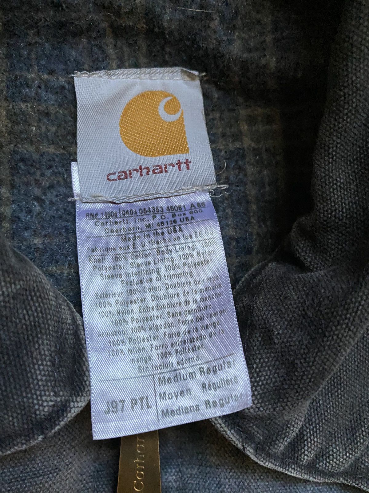 Carhartt Carhartt J97 Detroit Jacket Petrol faded black M Union made Size US M / EU 48-50 / 2 - 3 Thumbnail