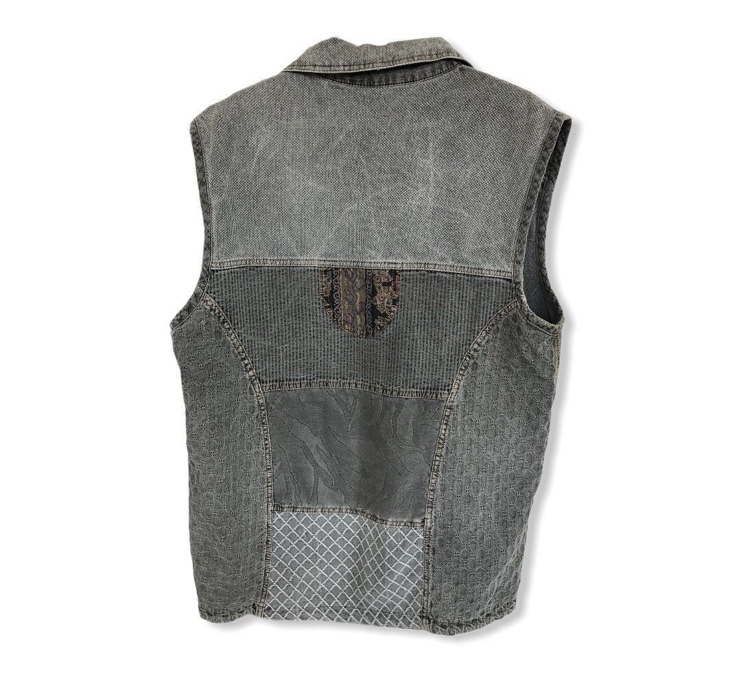 Japanese Brand Japanese Brand Gana Patchwork Design Vest Size US L / EU 52-54 / 3 - 3 Thumbnail