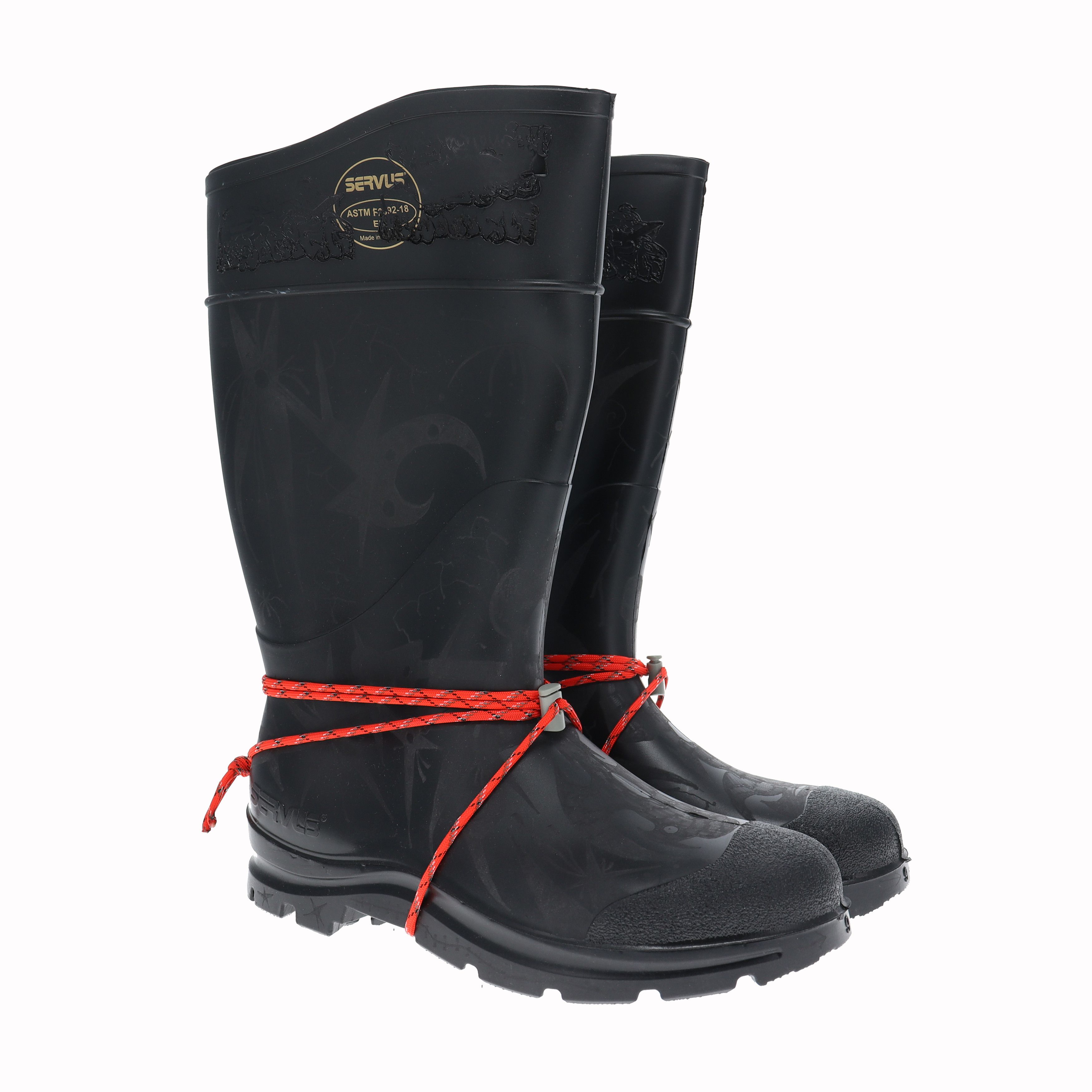 Asspizza OrderByDisorder 1/1 Engraved Rubber Boots Size US 9 / EU 42 - 4 Thumbnail